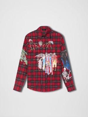 WOMEN - WES LANG BLOOD '38 SHIRT sold by AMIRI