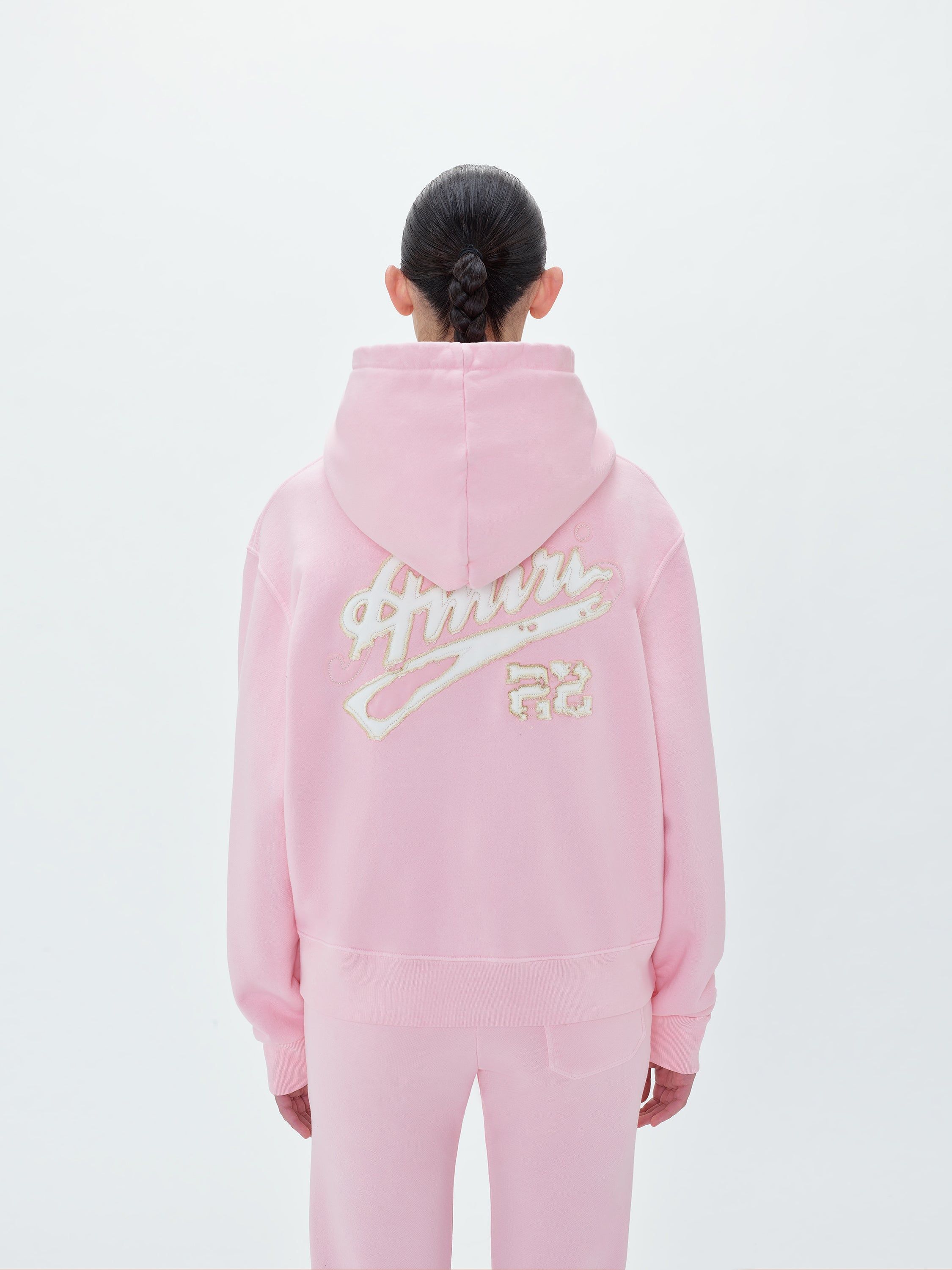 【AMIRI】22 ロゴ スウェット ピンク WOMEN - AMIRI 22 HOODIE - PINK | Parallel