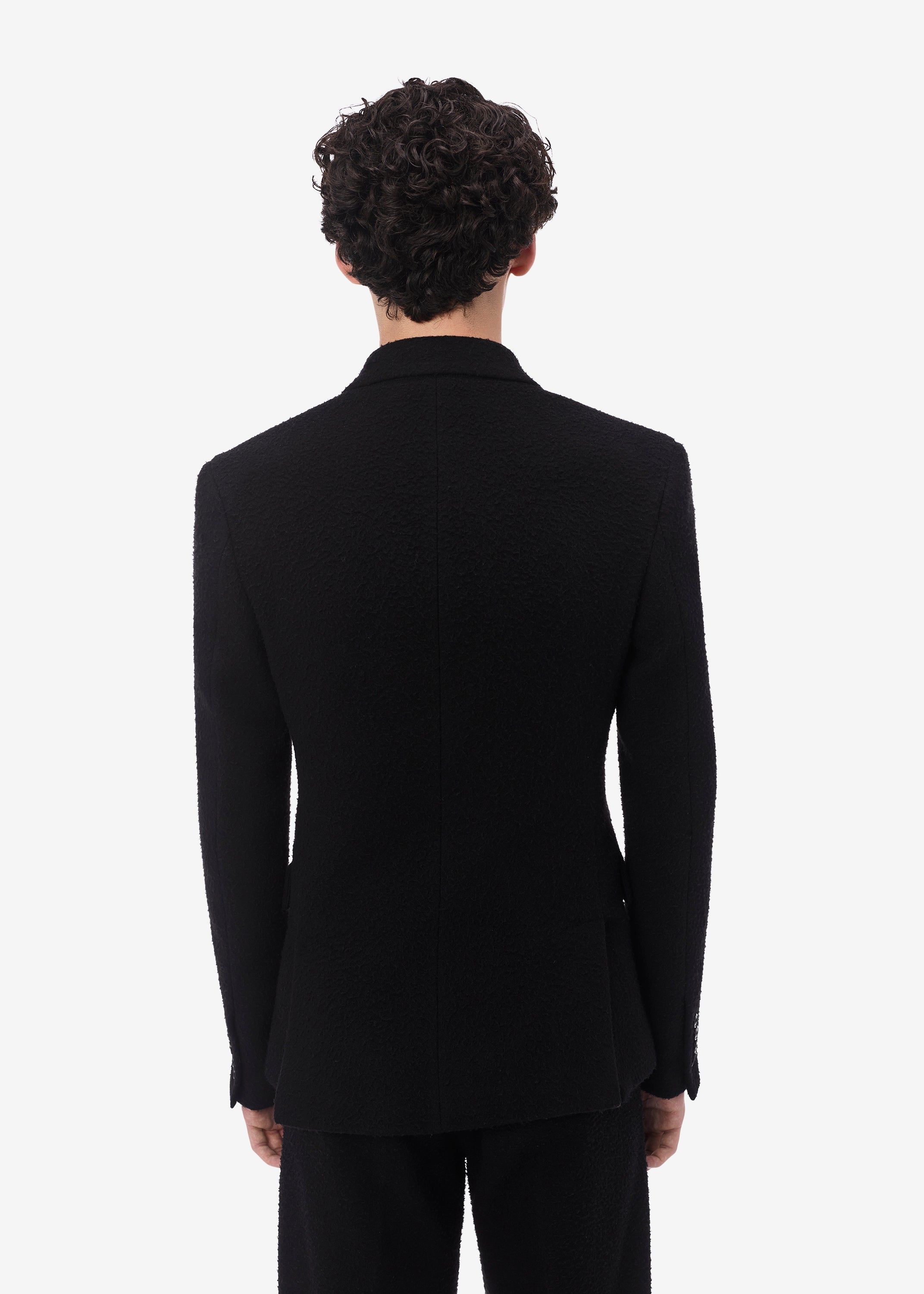 BOILED WOOL DOUBLE BREASTED JACKET - BLACK sold by AMIRI product image thumbnail 4
