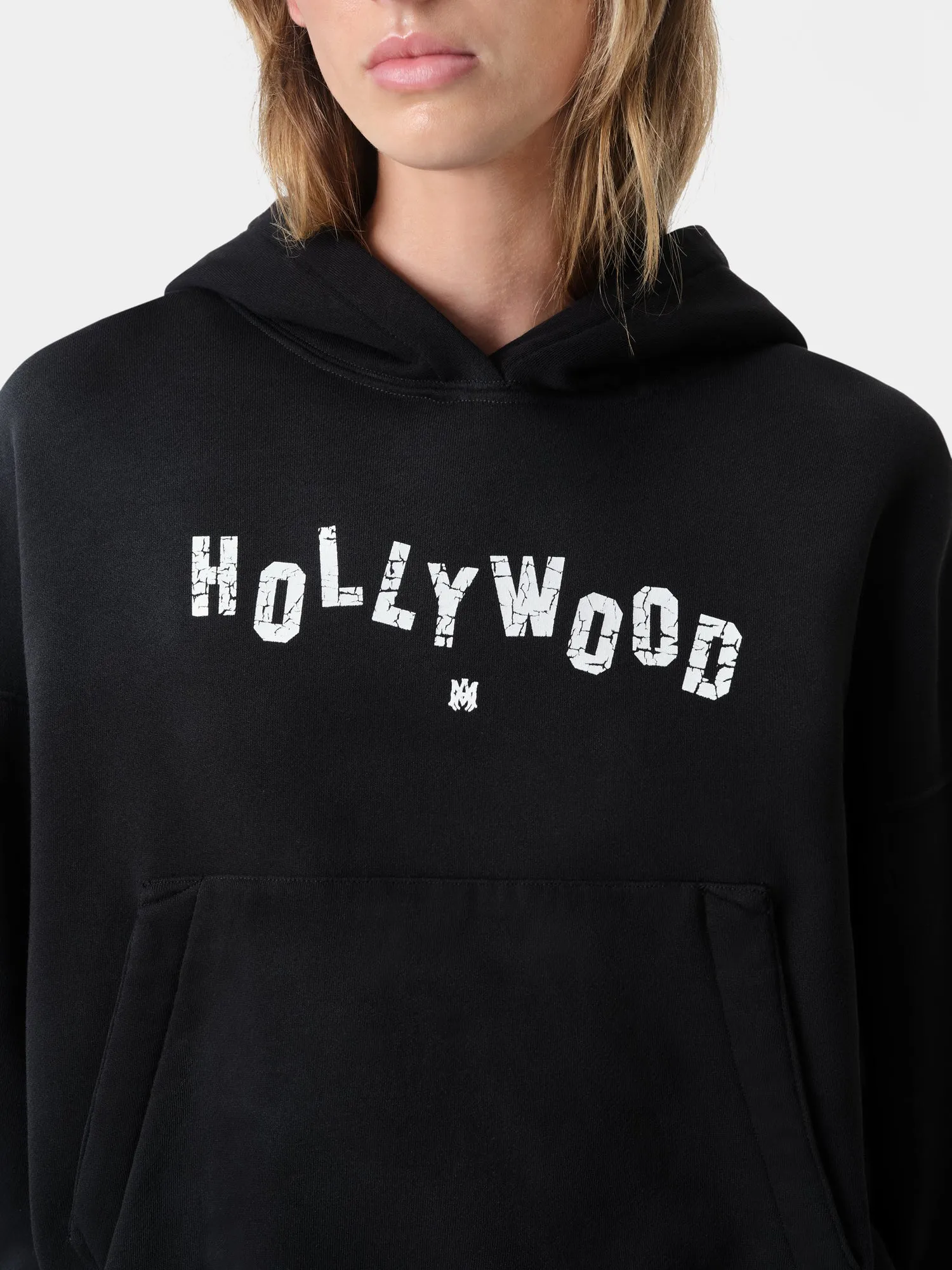 WOMEN - WOMEN'S HOLLYWOOD HOODIE - Faded Black sold by AMIRI product image thumbnail 4