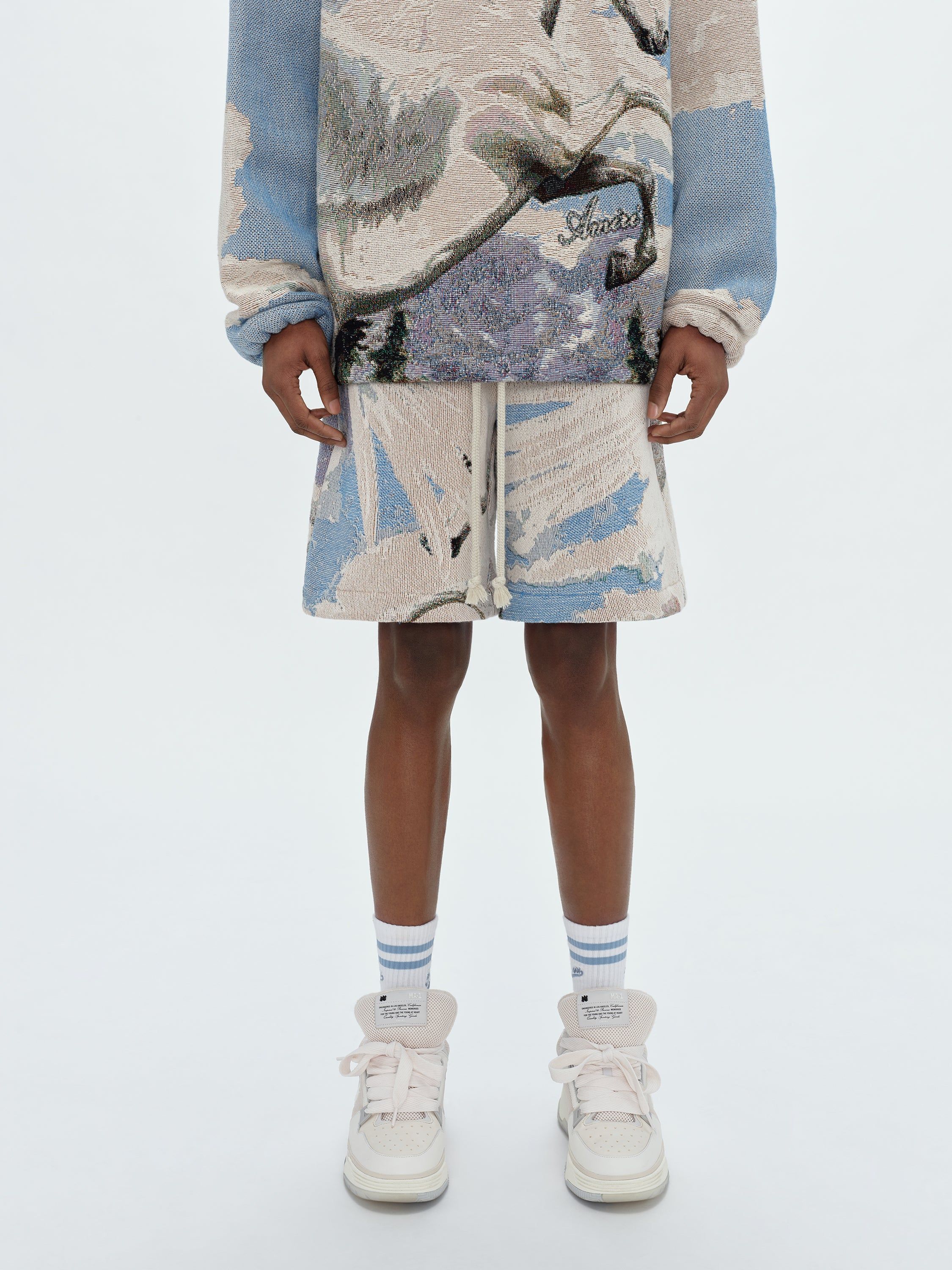TAPESTRY PEGASUS BAGGY SHORTS - MULTI sold by AMIRI product image thumbnail 3