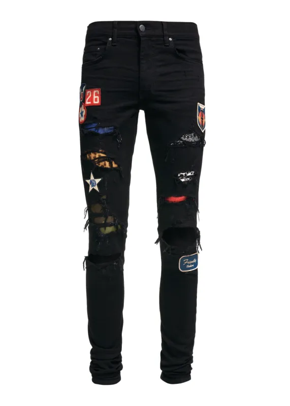 Art Patch Jean Black sold by AMIRI