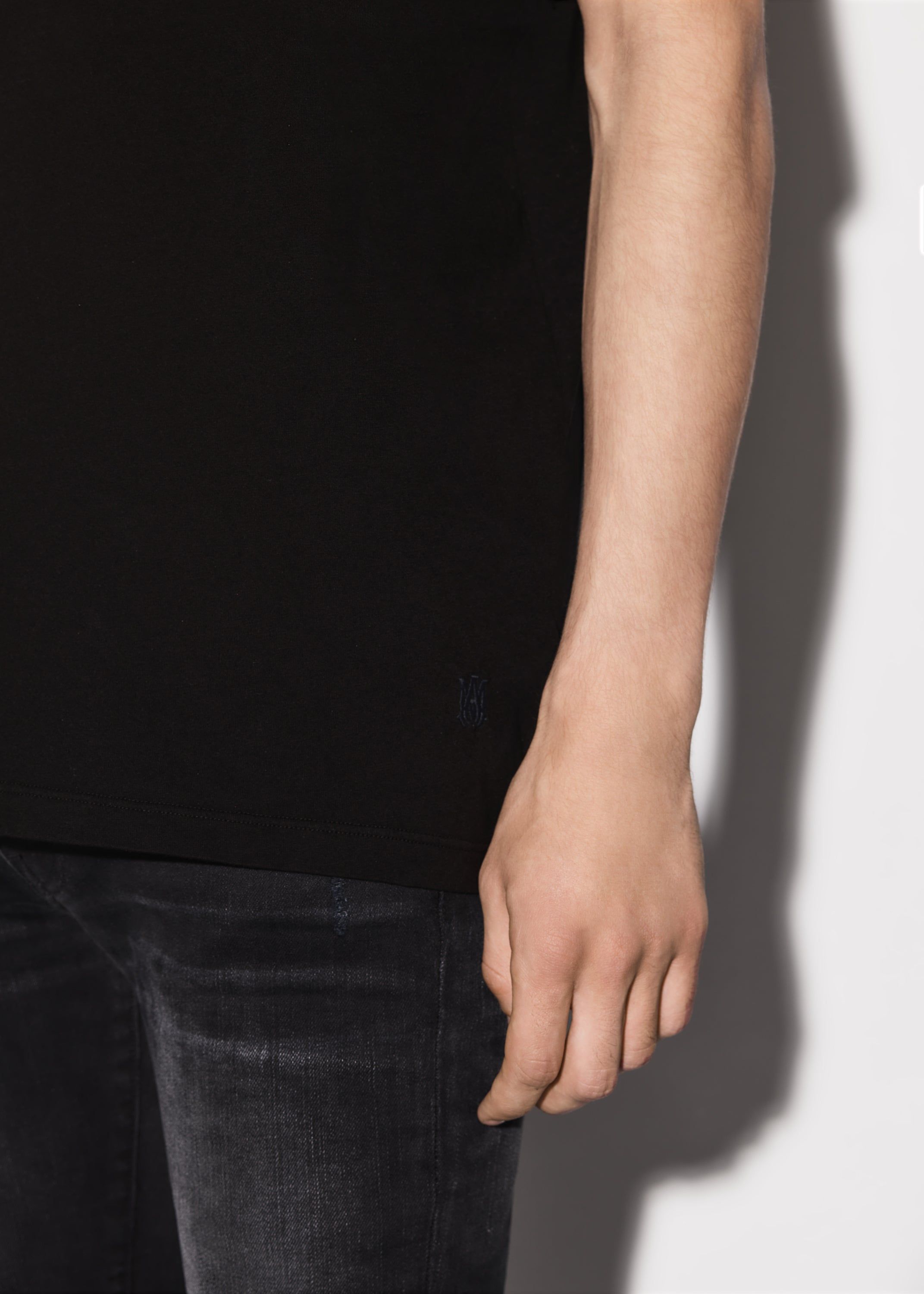 M.A. APPLIQUE TEE - BLACK sold by AMIRI product image thumbnail 5