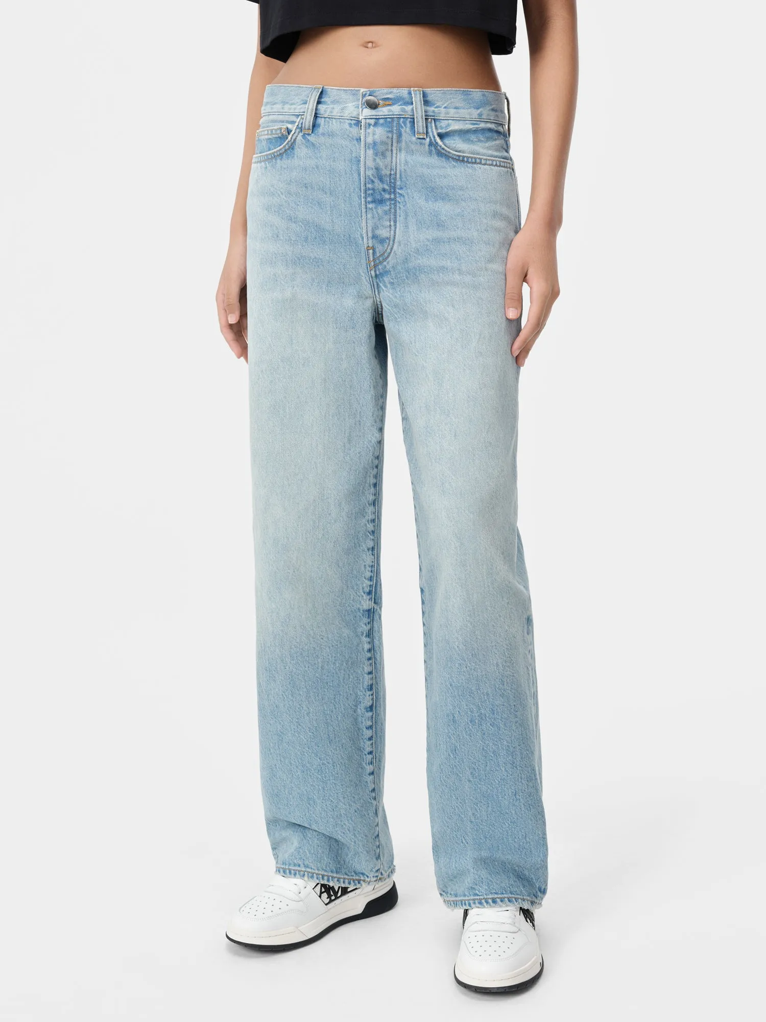 WOMEN - WOMEN'S WIDE STRAIGHT JEAN - True Blue sold by AMIRI product image thumbnail 2