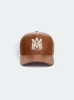 MA FULL LEATHER HAT - Brown sold by AMIRI