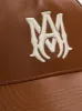 MA FULL LEATHER HAT - Brown sold by AMIRI