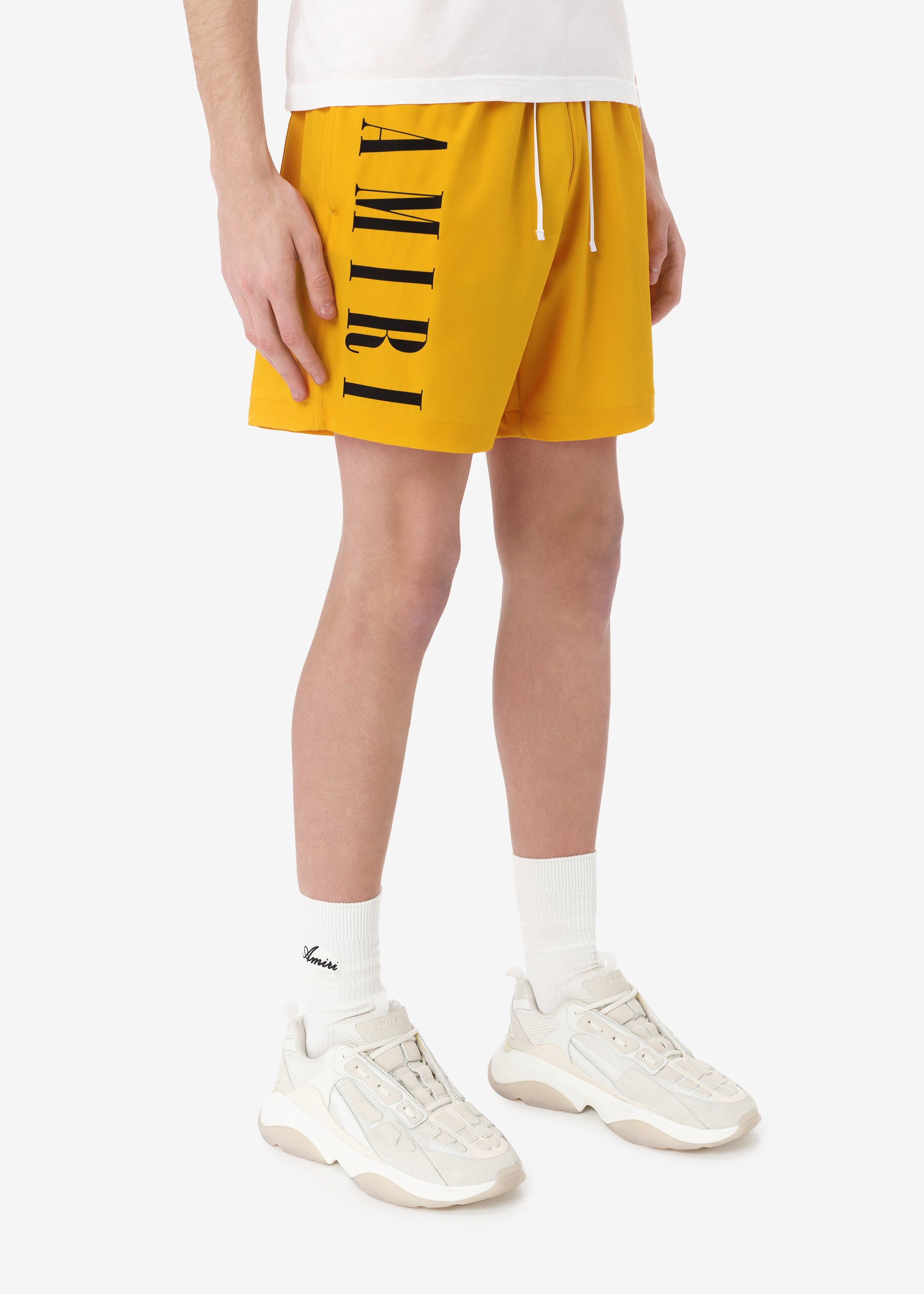 VERTICAL LOGO SWIM TRUNKS - GOLD sold by AMIRI product image thumbnail 3