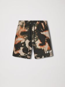 TIE DYE CAMO SWIM TRUNK - ORANGE sold by AMIRI