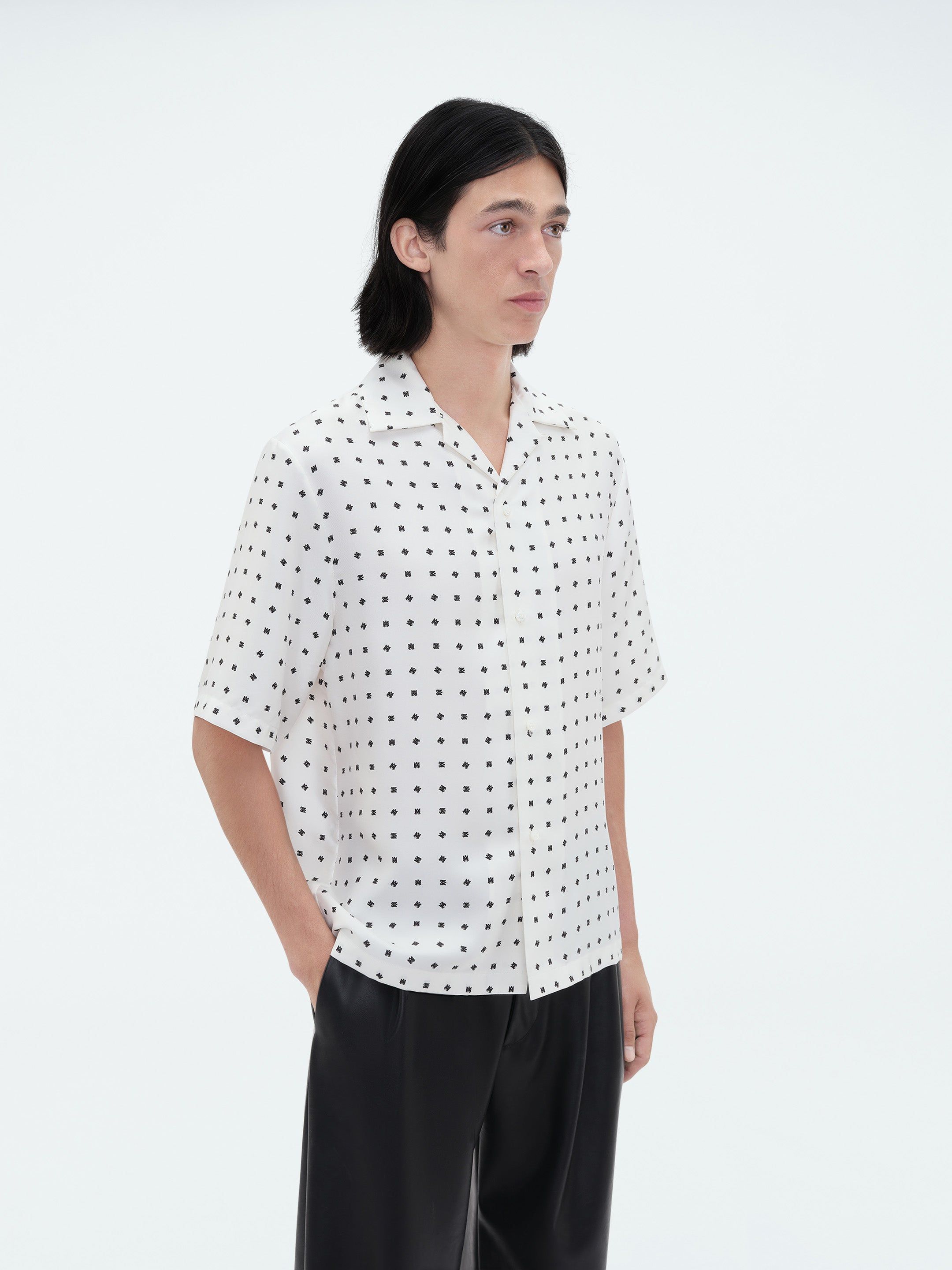 MIX AND MATCH M.A. SHORT SLEEVE SHIRT - WHITE sold by AMIRI product image thumbnail 3