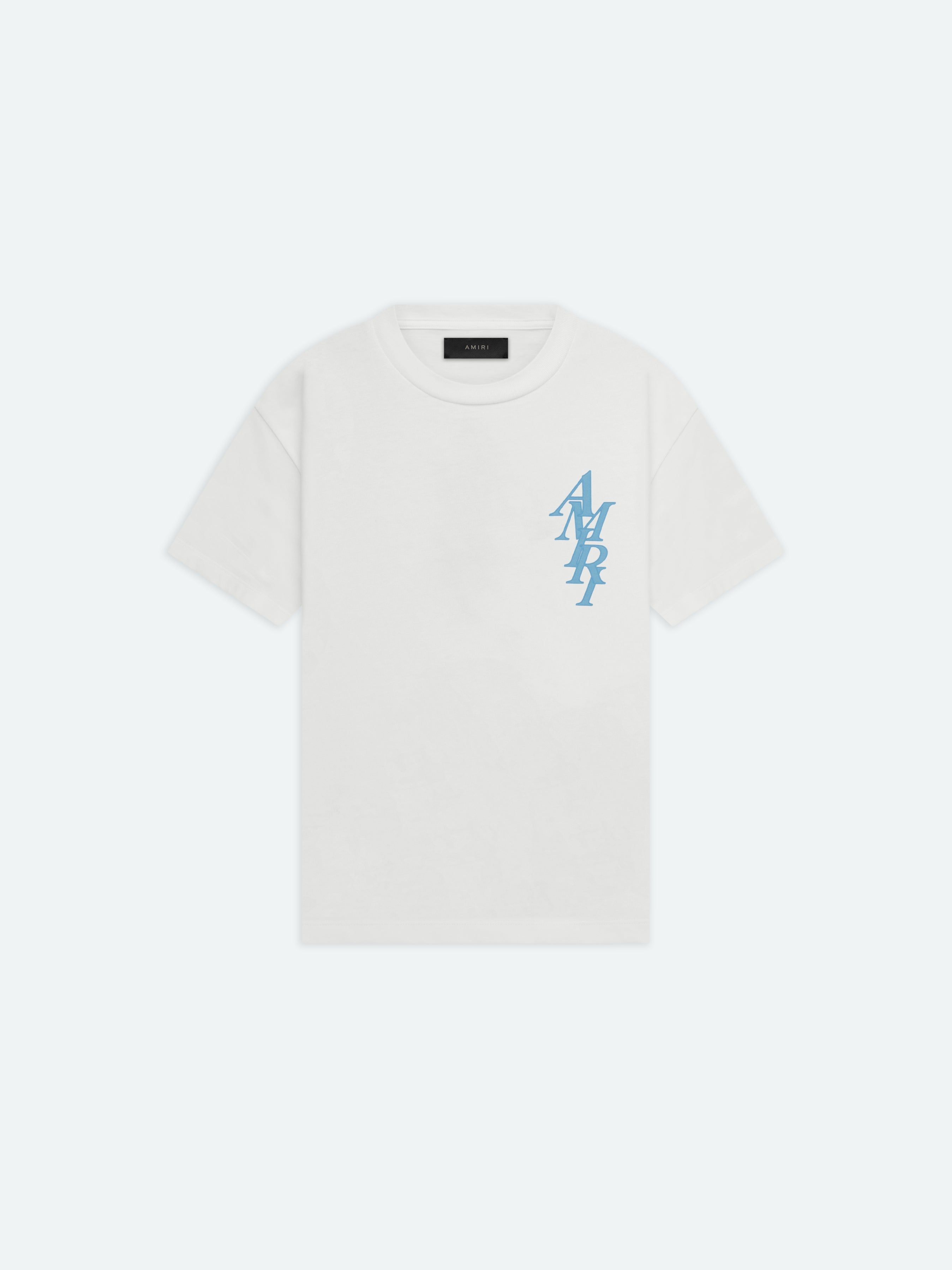 WOMEN - AMIRI STACK SLIM FIT TEE - White sold by AMIRI