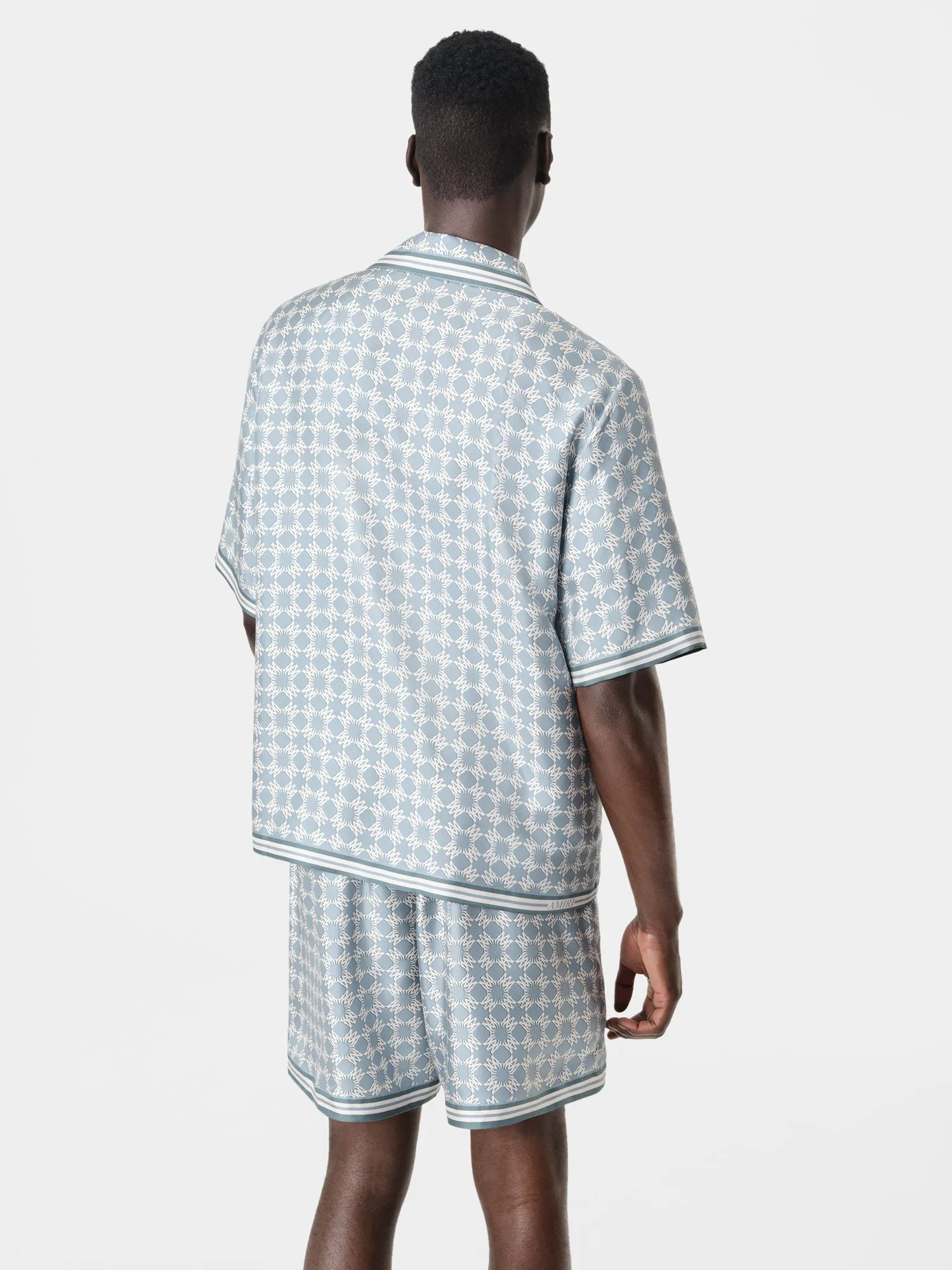 MA QUAD BOWLING SHIRT - Dusty Blue sold by AMIRI product image thumbnail 3