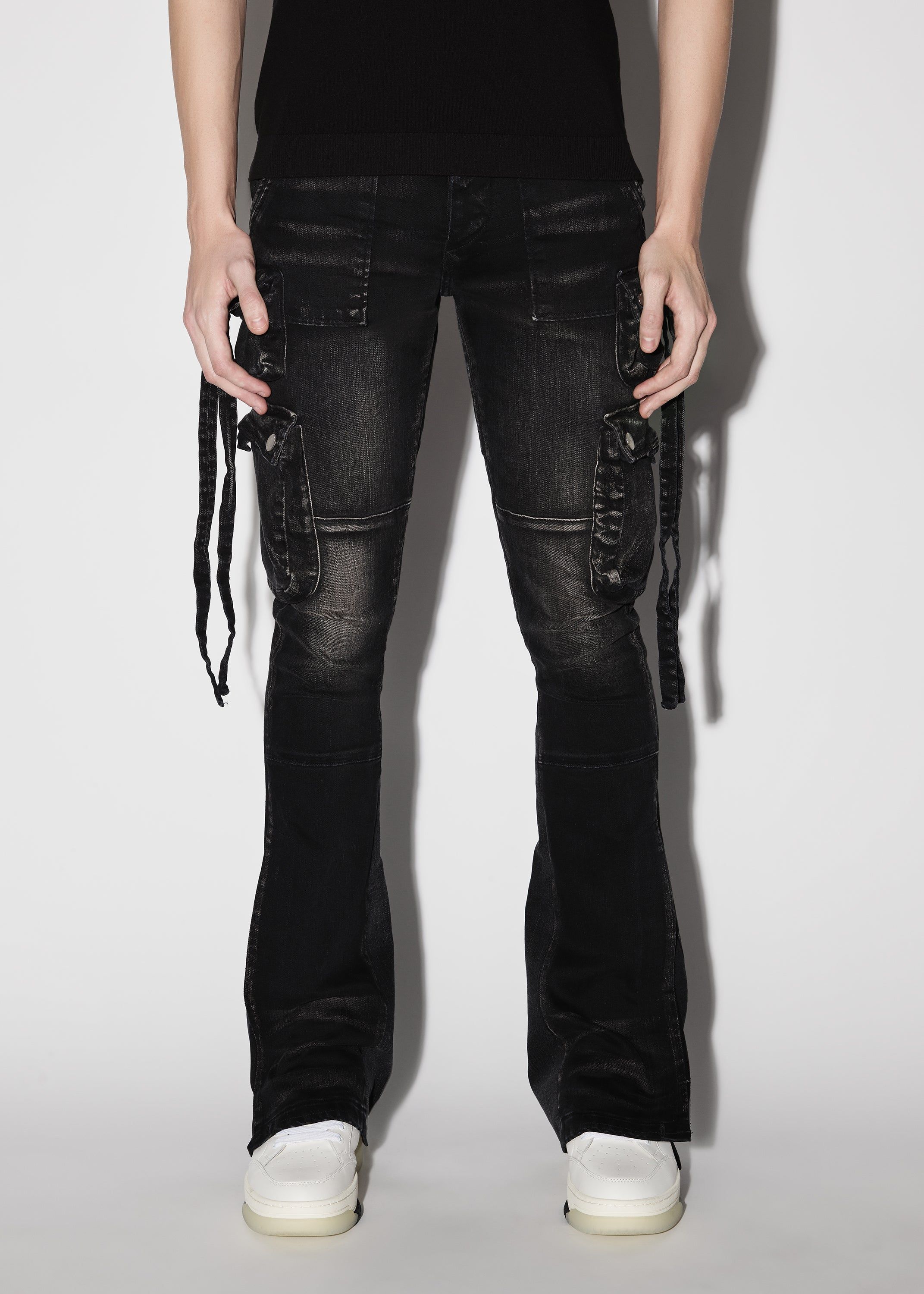 CARGO FLARE JEAN - AGED BLACK sold by AMIRI product image thumbnail 3