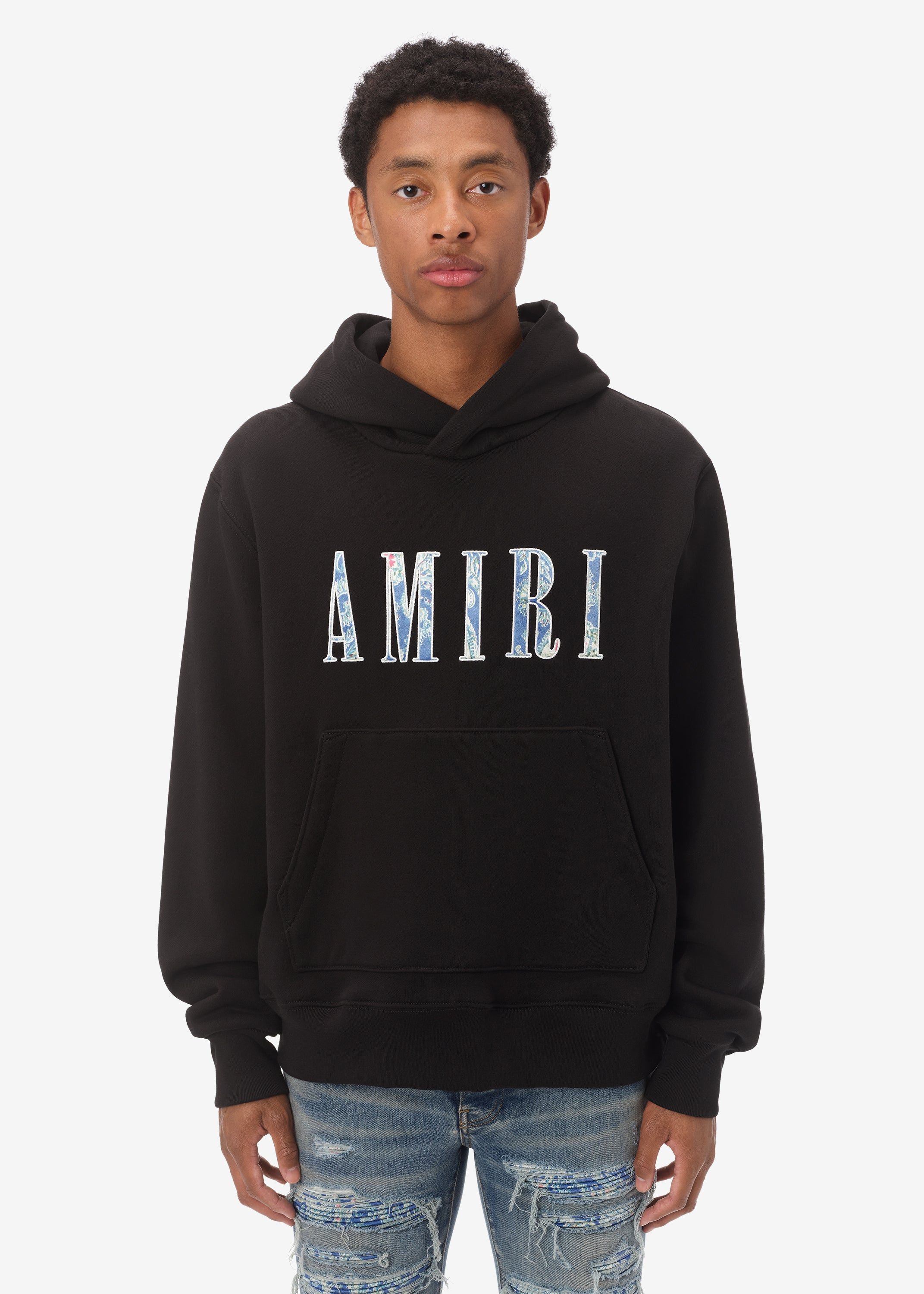 PAISLEY CORE LOGO HOODIE - BLACK sold by AMIRI product image thumbnail 2