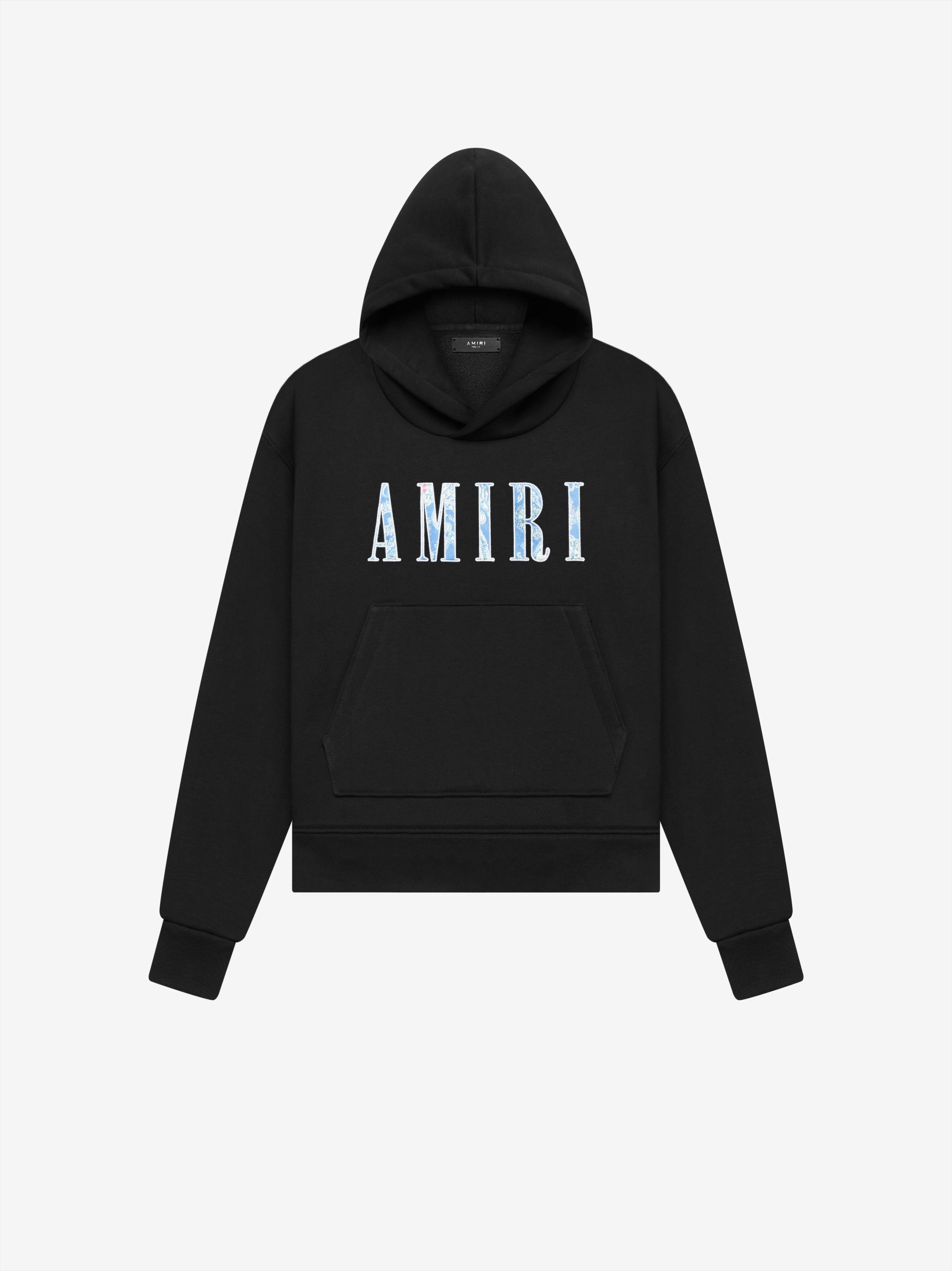 PAISLEY CORE LOGO HOODIE - BLACK sold by AMIRI
