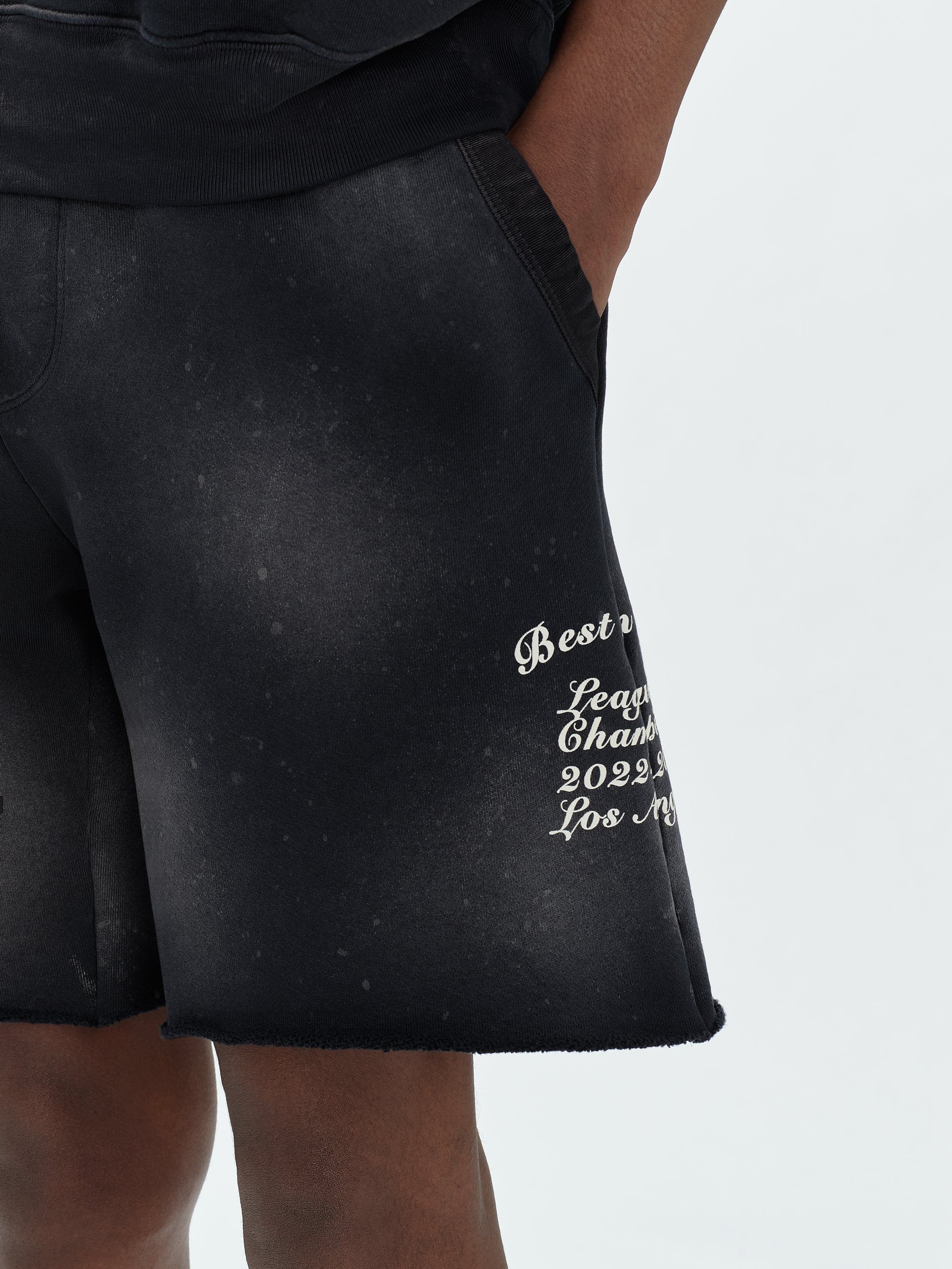 VINTAGE TIGER SWEATSHORT - BLACK sold by AMIRI product image thumbnail 6