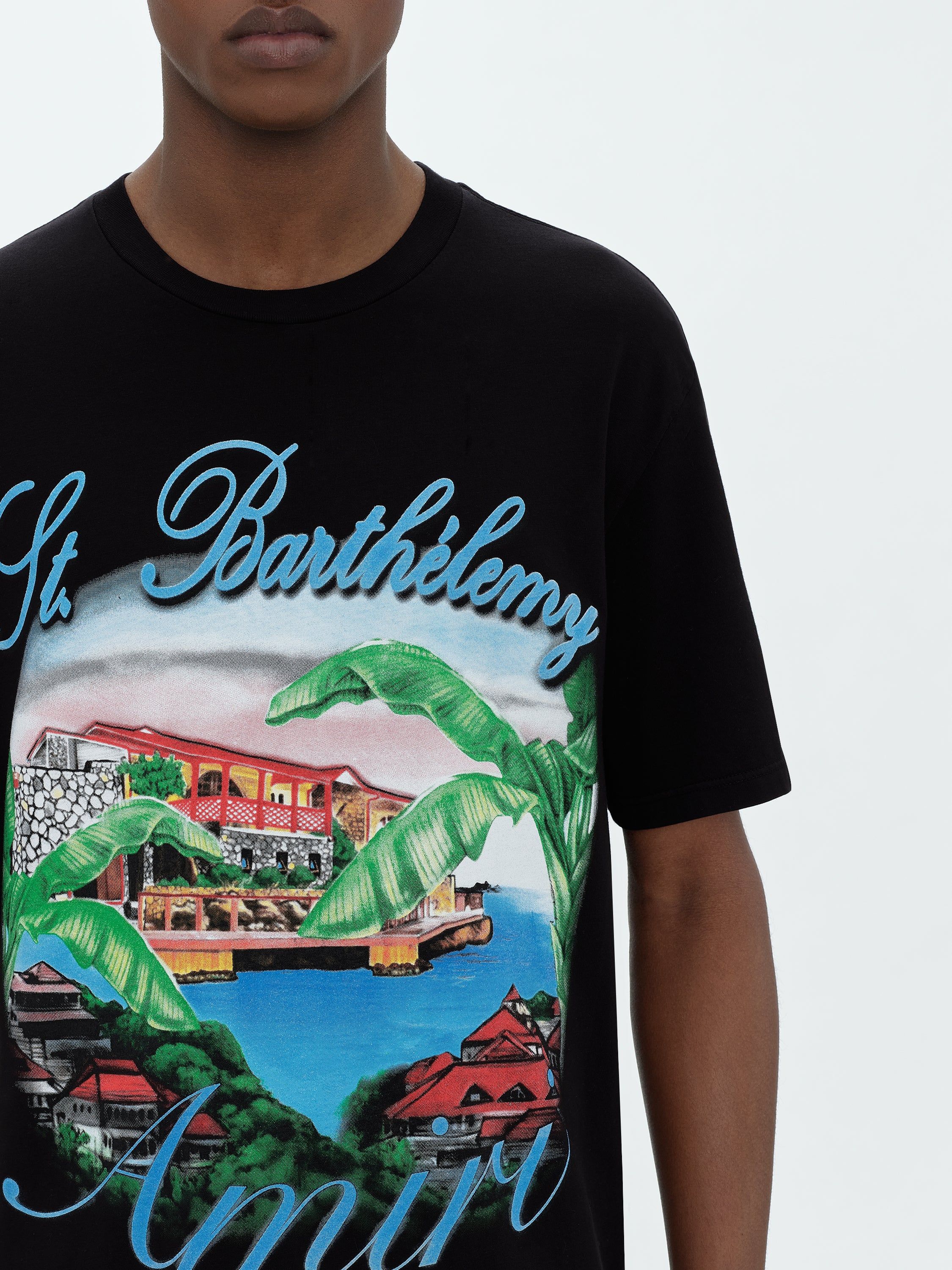 EDEN ROCK AIRBRUSH TEE - BLACK sold by AMIRI product image thumbnail 5
