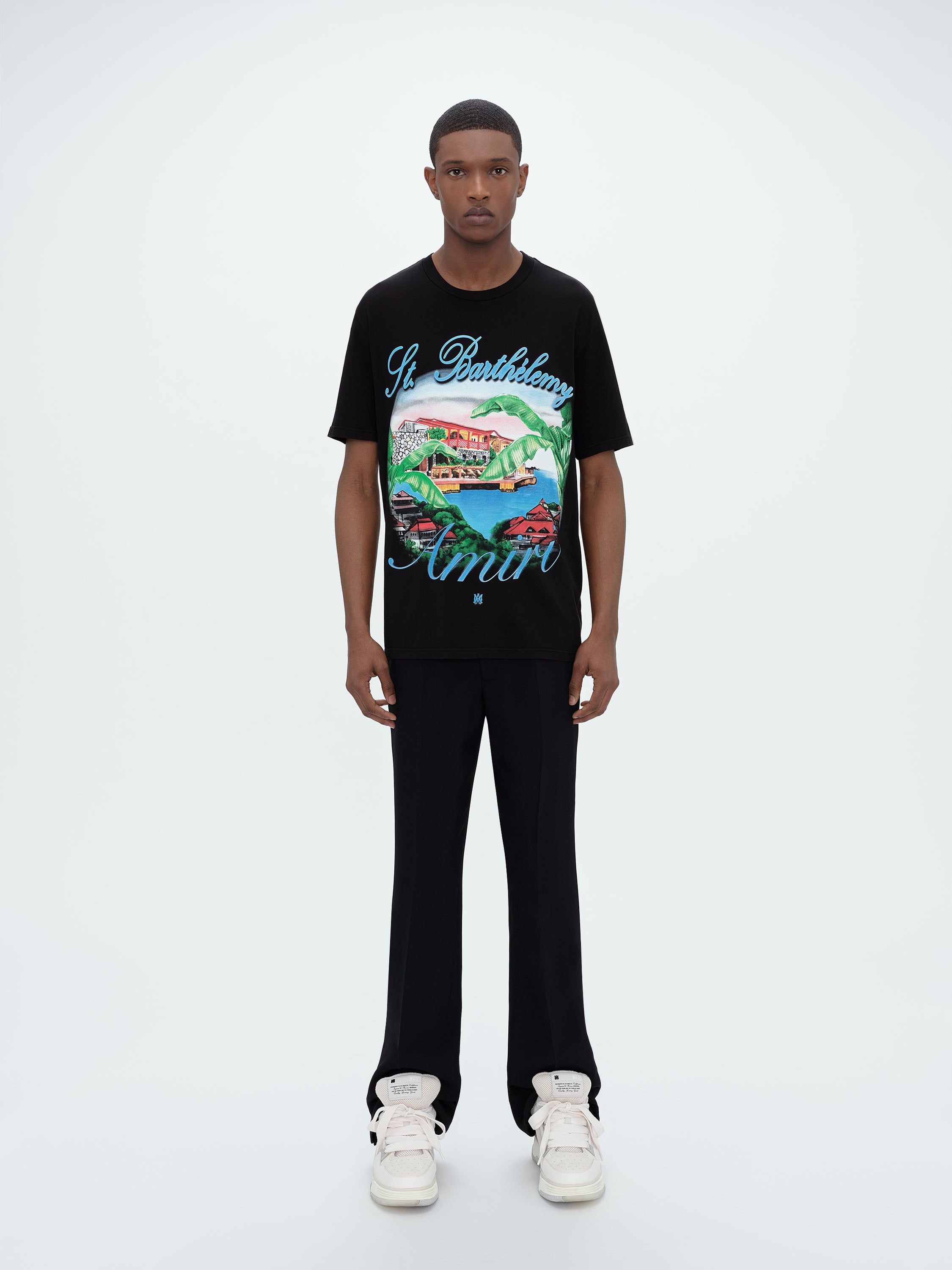 EDEN ROCK AIRBRUSH TEE - BLACK sold by AMIRI product image thumbnail 2