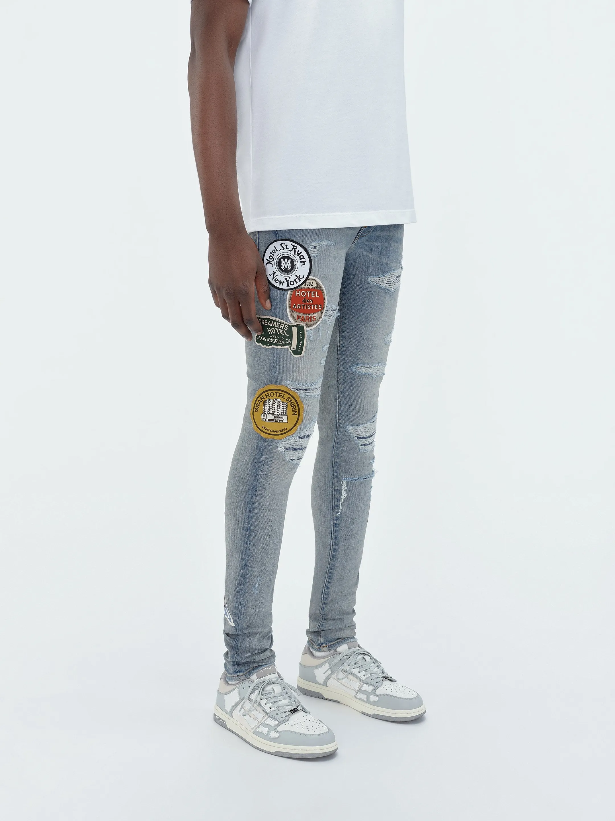 TRAVEL PATCH REPAIR JEAN - Antique Indigo sold by AMIRI product image thumbnail 4