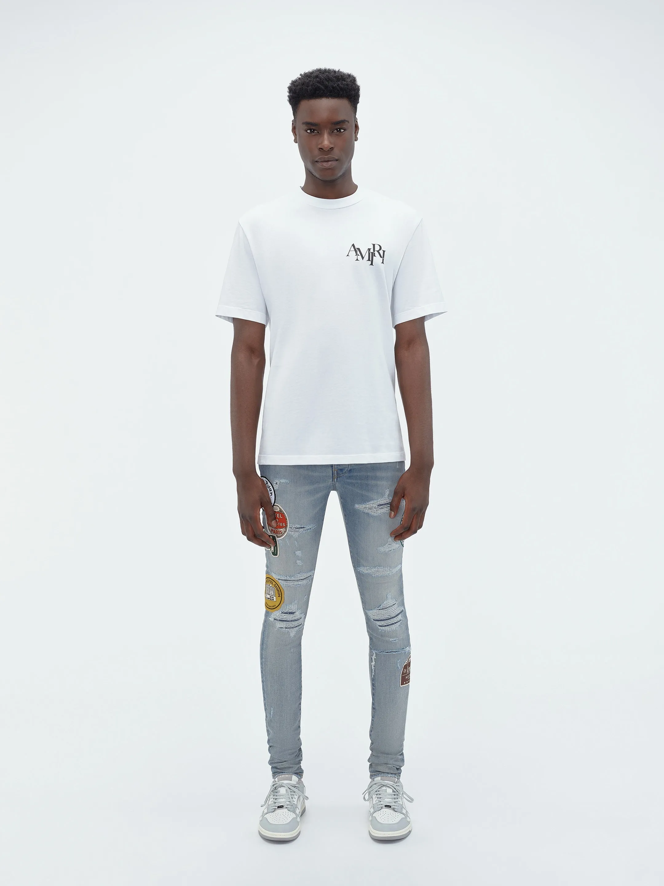 TRAVEL PATCH REPAIR JEAN - Antique Indigo sold by AMIRI product image thumbnail 2