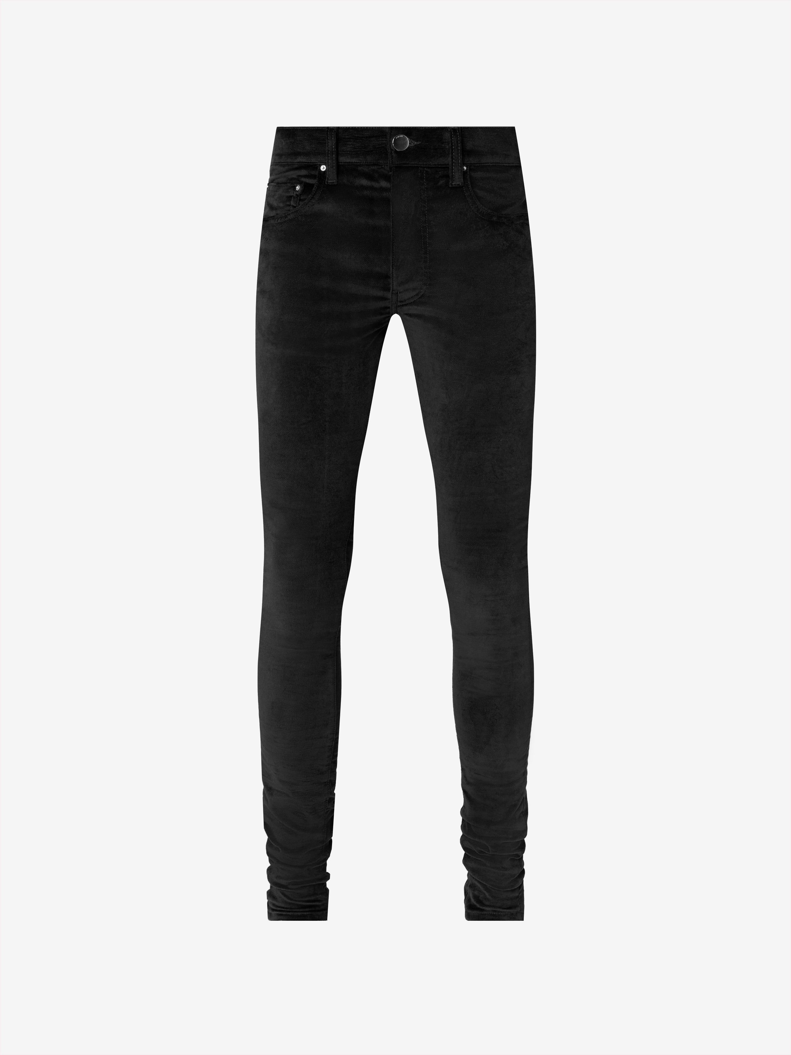 SKINNY STACK - BLACK sold by AMIRI