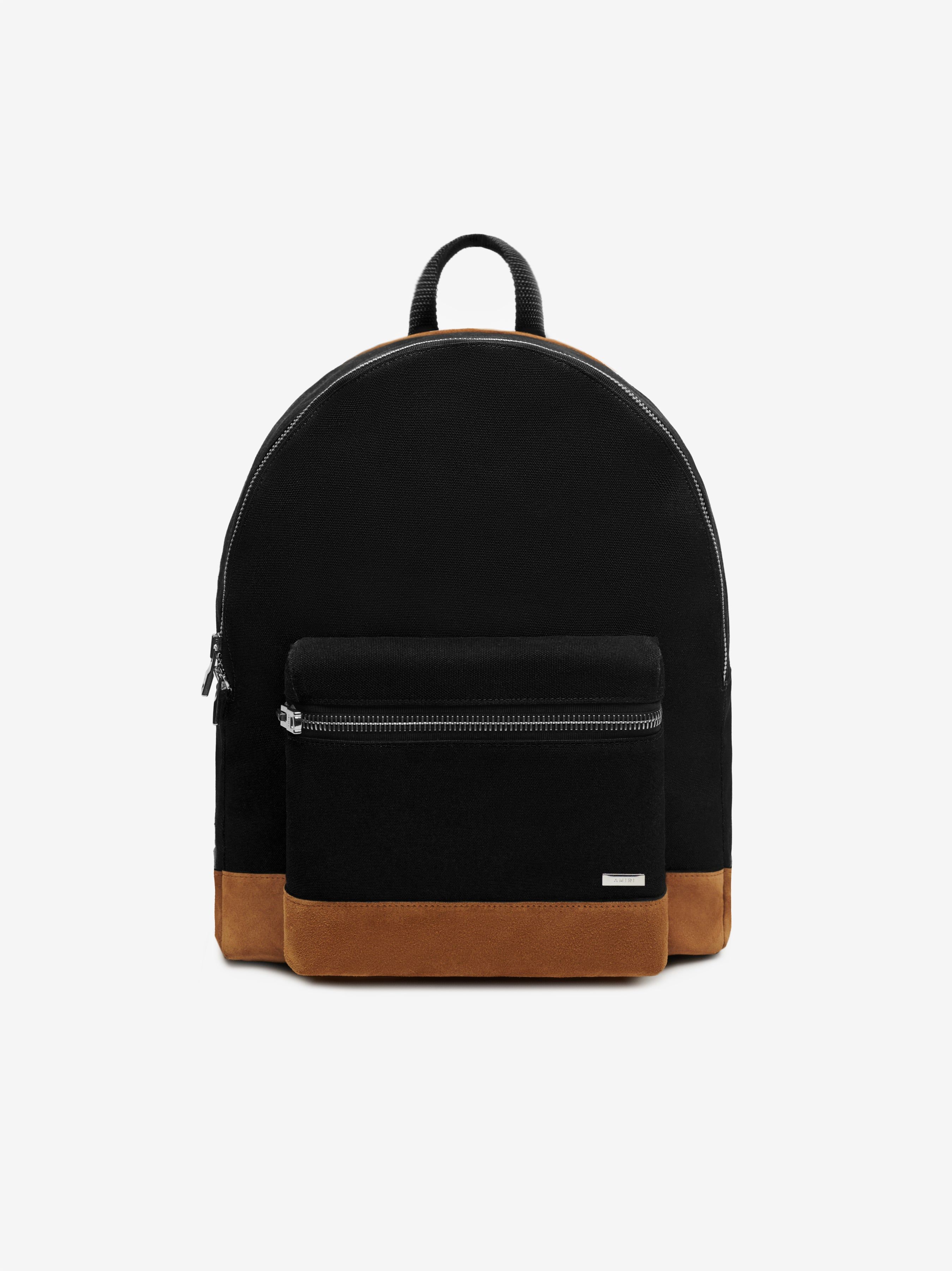CLASSIC CANVAS / SUEDE BACKPACK - BLACK sold by AMIRI