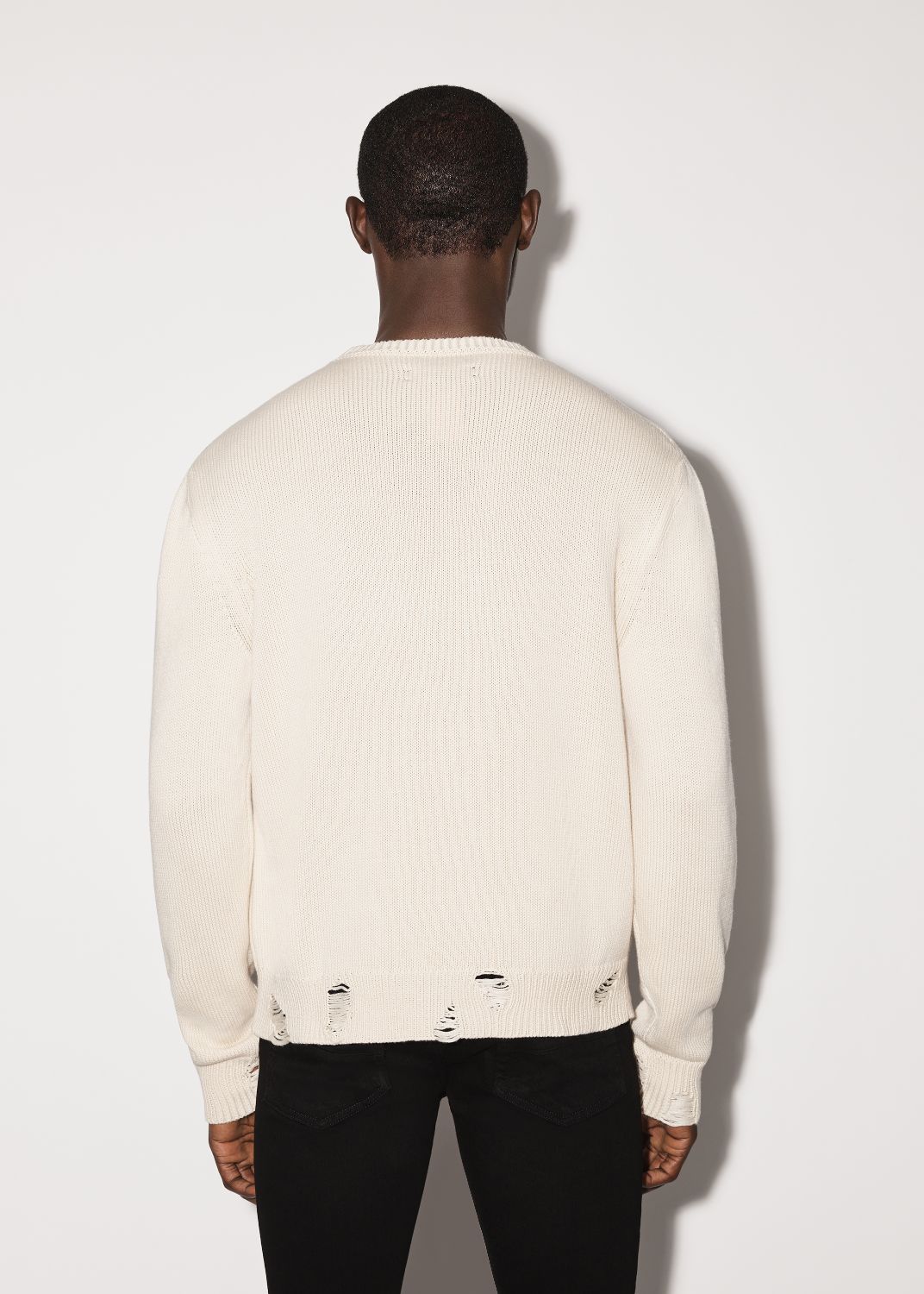 EYELASH LOGO CREW - ALABASTER sold by AMIRI product image thumbnail 4