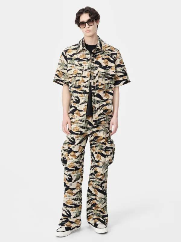 AMIRI REPEAT PALM BAGGY M65 CARGO - Mojave Desert sold by AMIRI