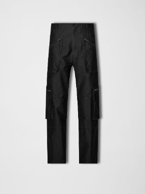 WOMEN - CARGO LOOSE STRAIGHT - BLACK made by AMIRI