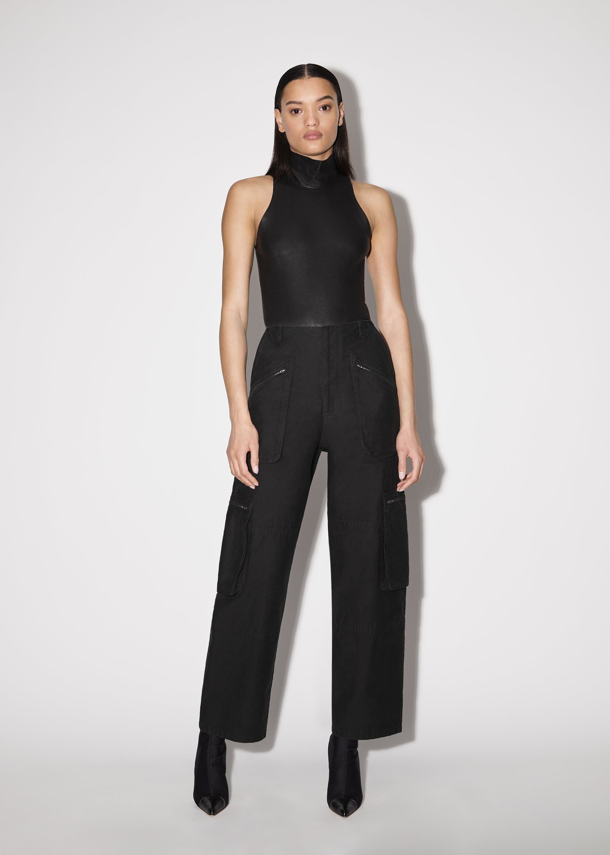WOMEN - CARGO LOOSE STRAIGHT - BLACK sold by AMIRI product image thumbnail 2
