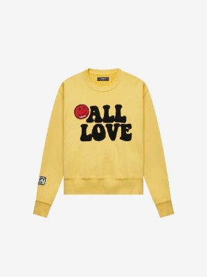 A LOVE MOVEMENT ALL LOVE CREW - CANARY sold by AMIRI
