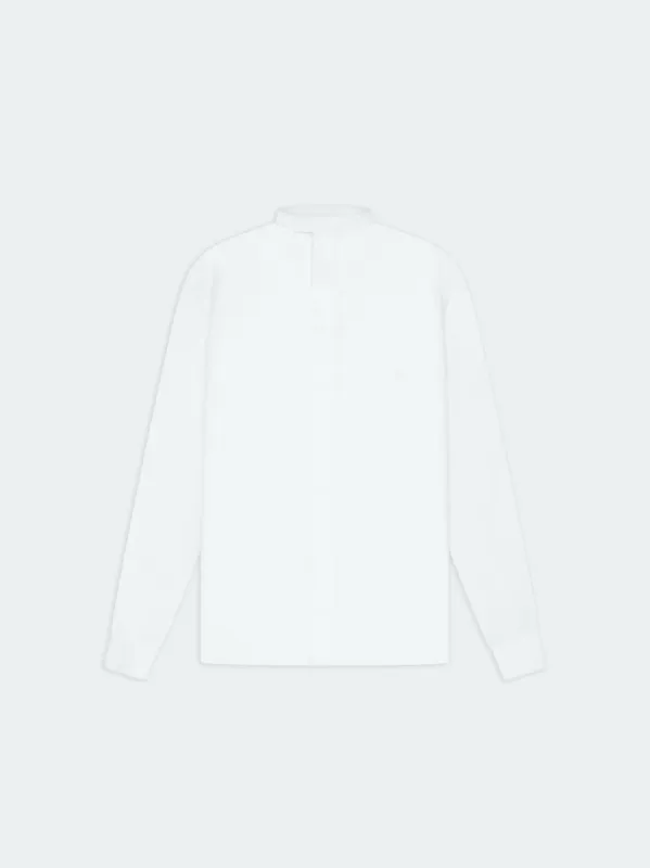MANDARIN POPLIN SHIRT-WHITE made by AMIRI