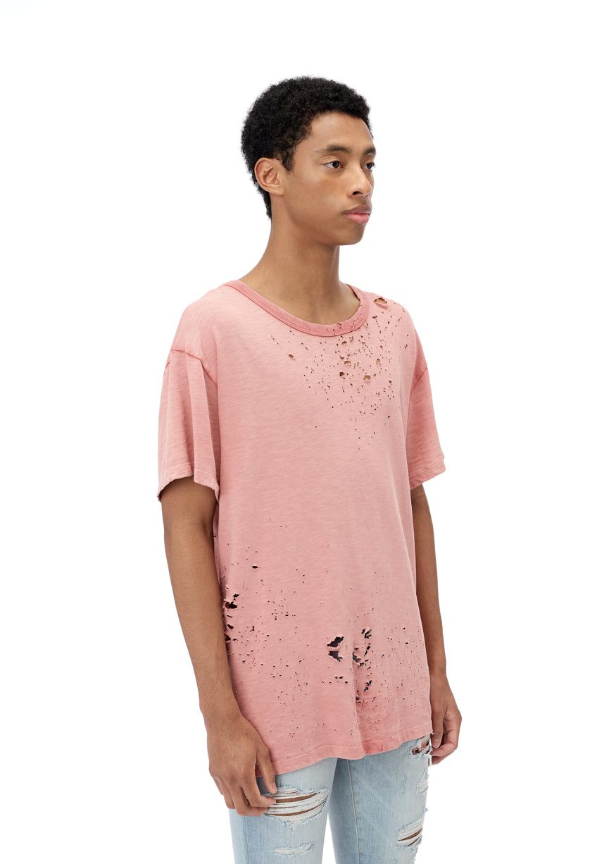 Washed Shotgun Tee - Peach sold by AMIRI product image thumbnail 3