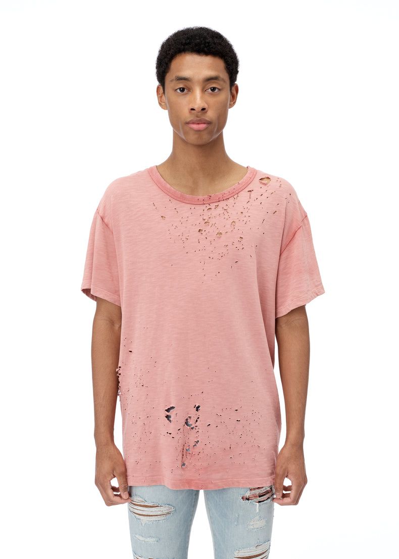 Washed Shotgun Tee - Peach sold by AMIRI product image thumbnail 2