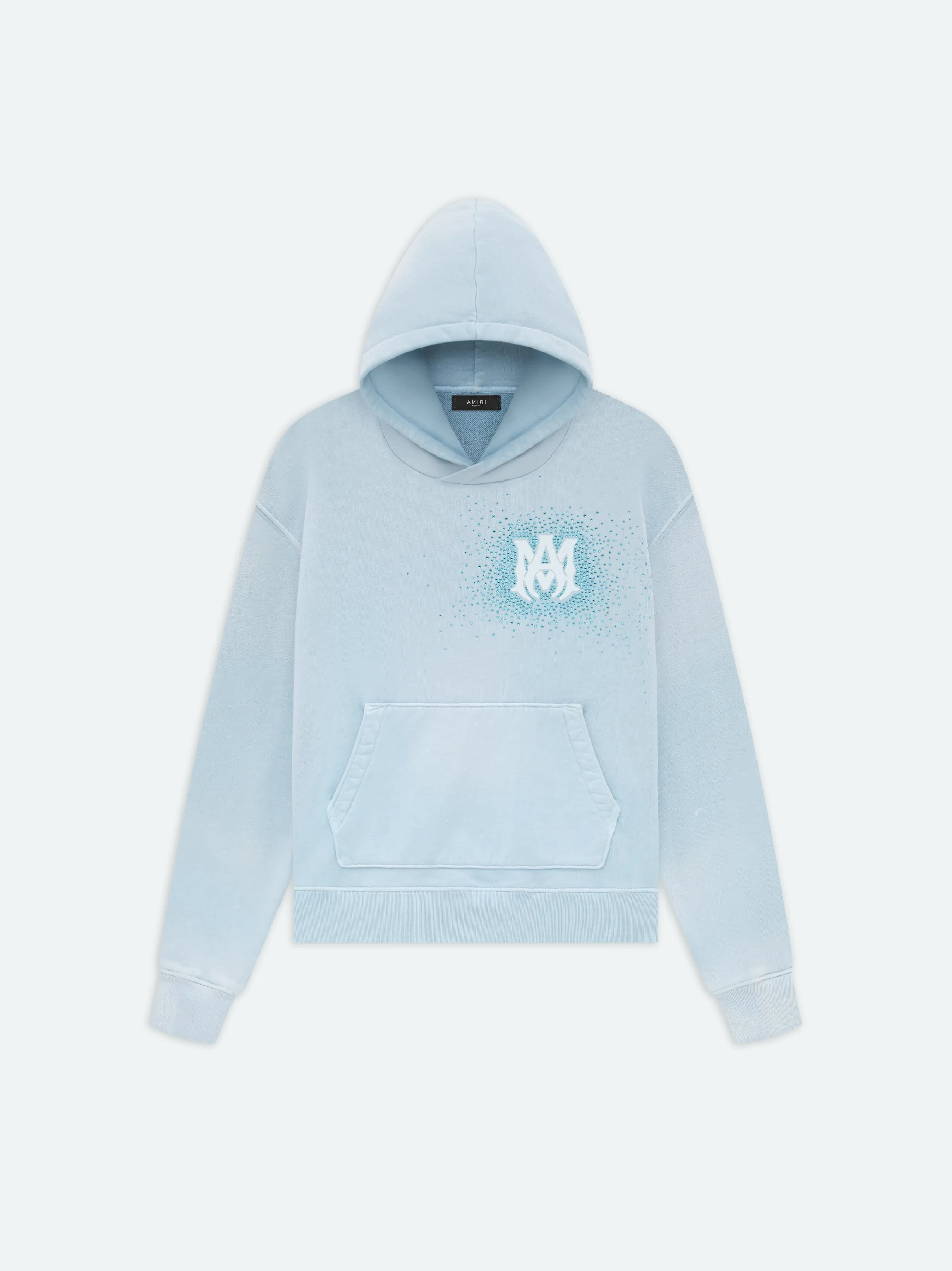 スウェット・トレーナー AMIRI CRYSTAL CREWNECK- ASHLEY BLUE AMIRI CRYSTAL CREWNECK- ASHLEY BLUE
