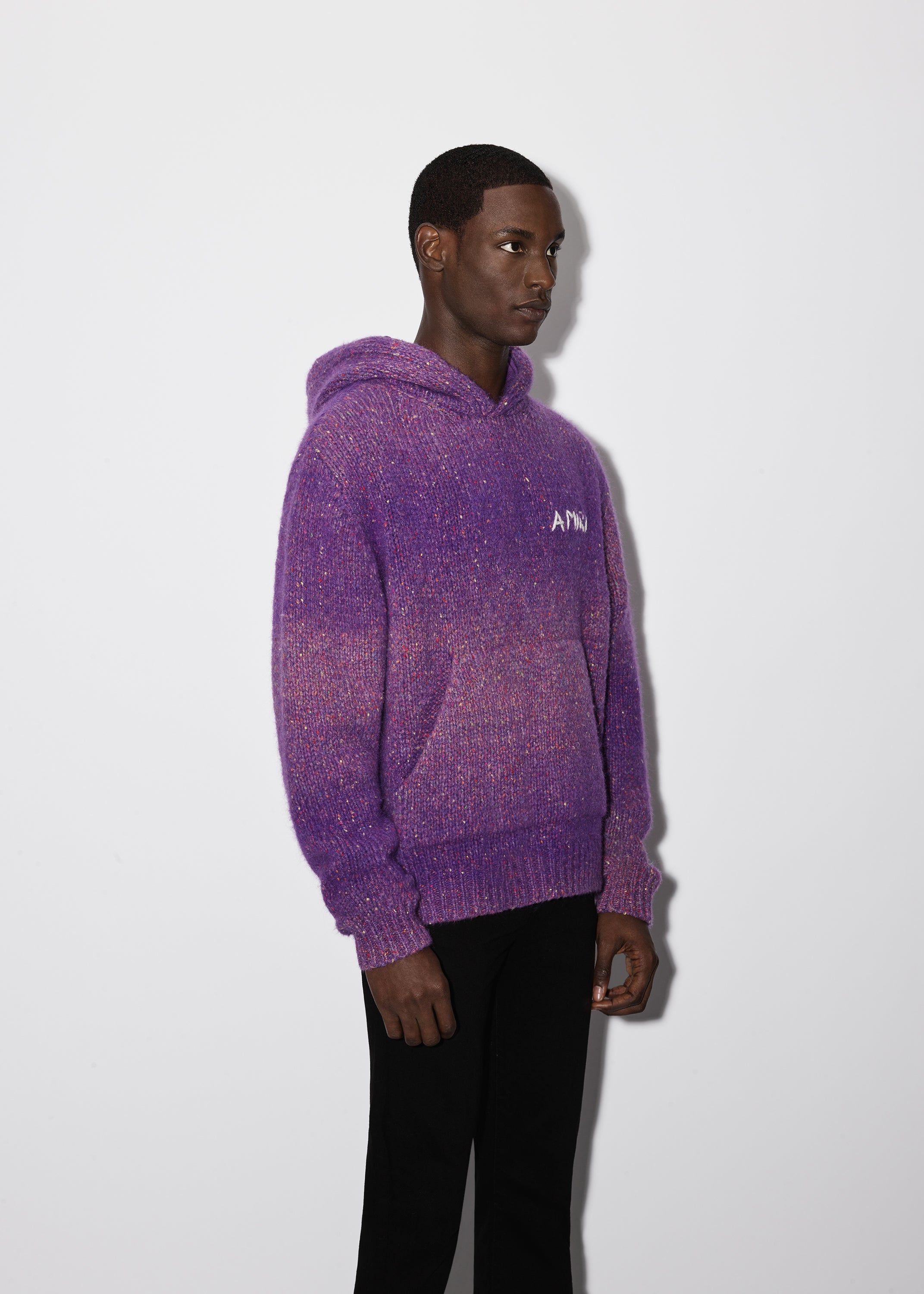 SPACE DYE HOODIE - PURPLE sold by AMIRI product image thumbnail 3
