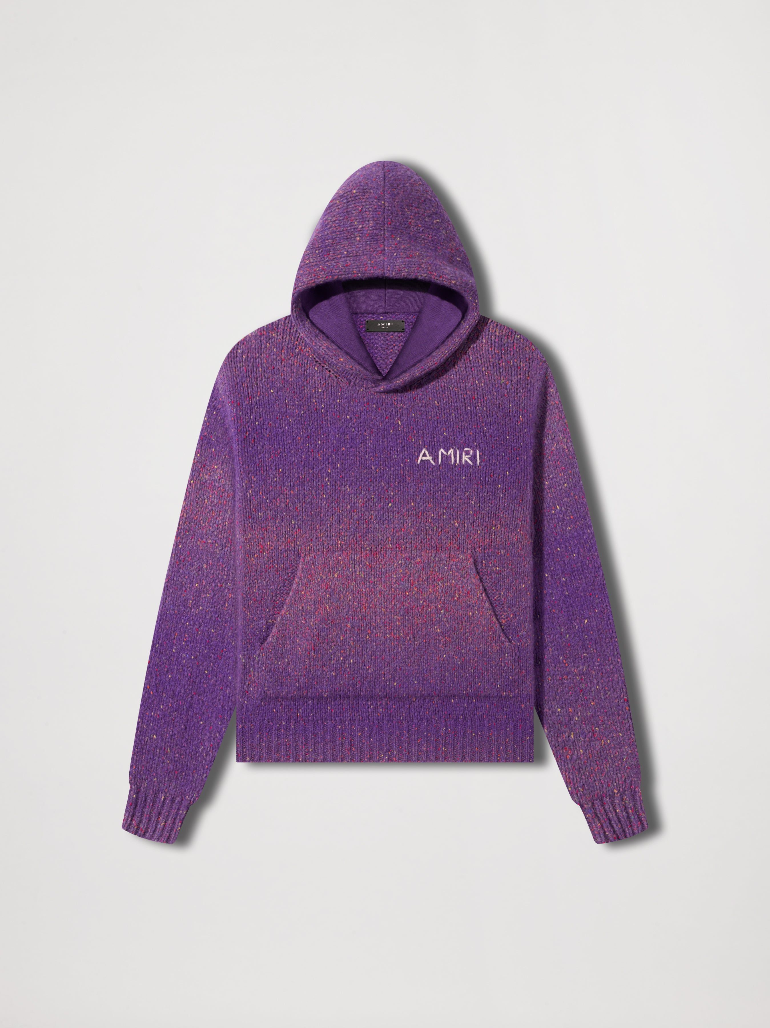 SPACE DYE HOODIE - PURPLE sold by AMIRI