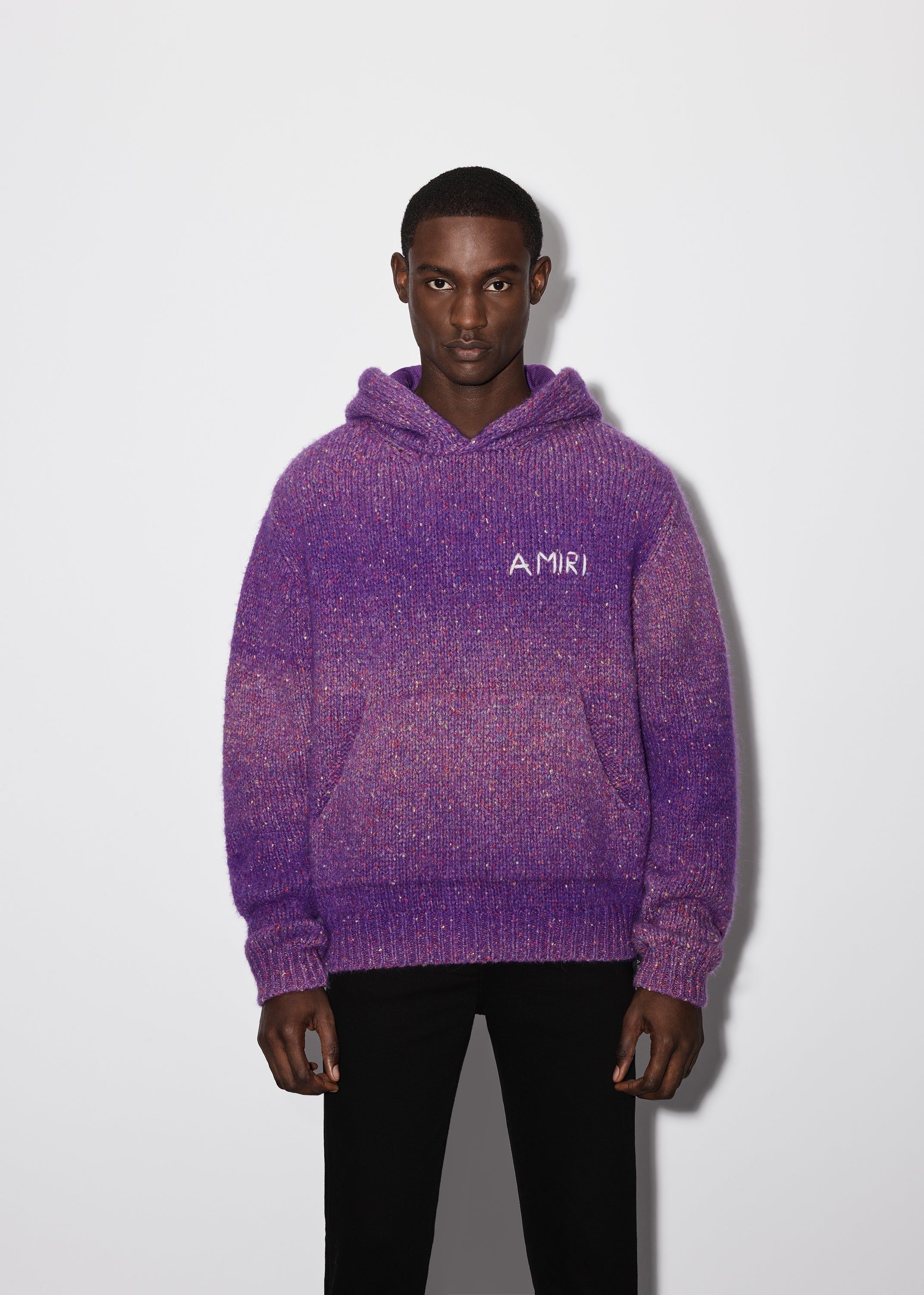 SPACE DYE HOODIE - PURPLE sold by AMIRI product image thumbnail 2