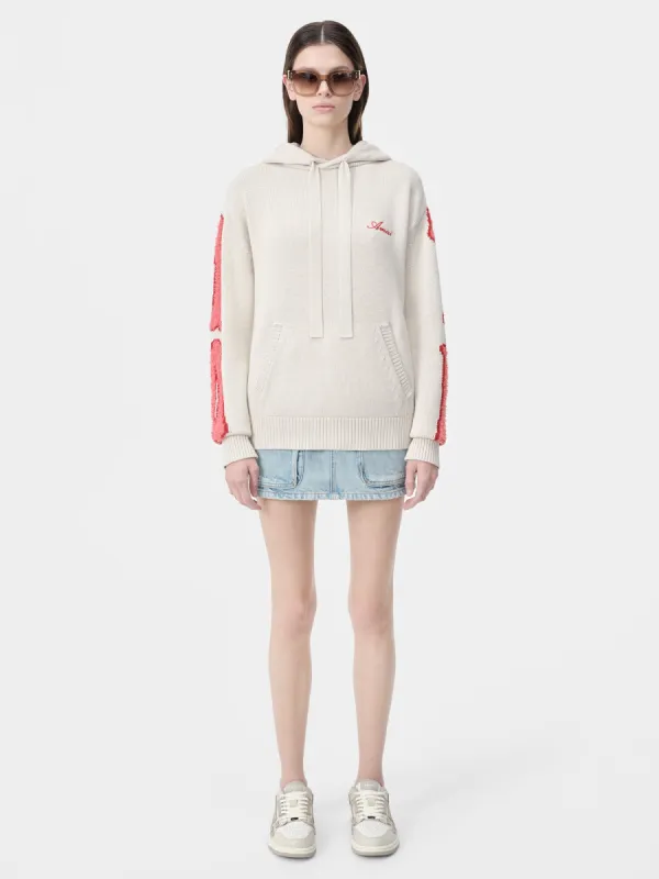 WOMEN - WOMEN'S BONES HOODIE - Alabaster made by AMIRI