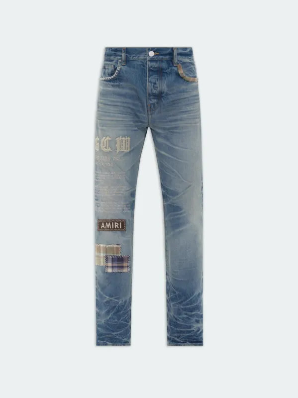 TGCW STRAIGHT JEAN - ANTIQUE INDIGO sold by AMIRI