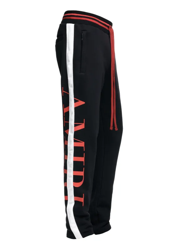 AMIRI Stripe Sweats Black/White sold by AMIRI