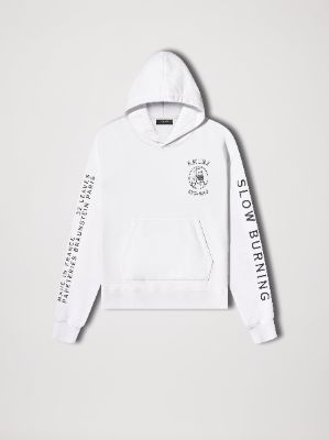 AMIRI X ZIG-ZAG HOODIE - WHITE sold by AMIRI