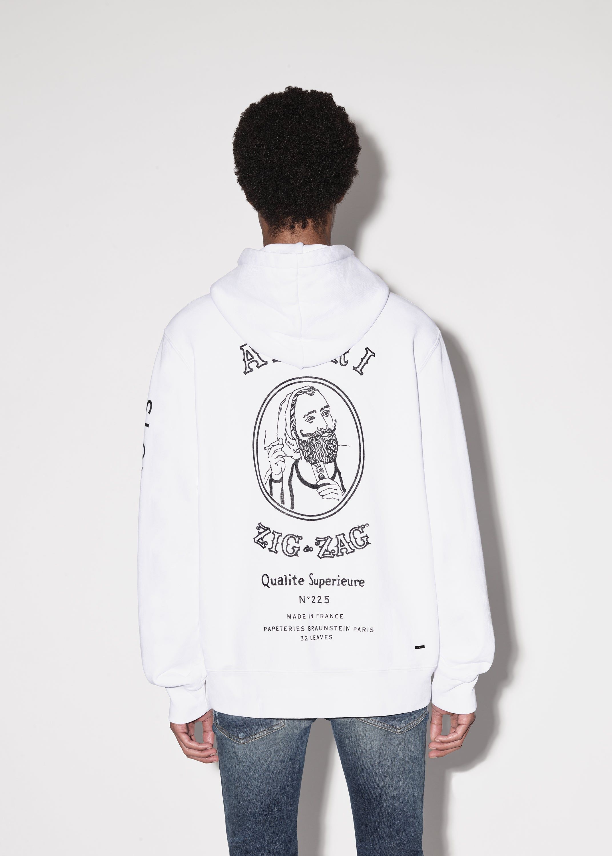 AMIRI X ZIG-ZAG HOODIE - WHITE sold by AMIRI product image thumbnail 5