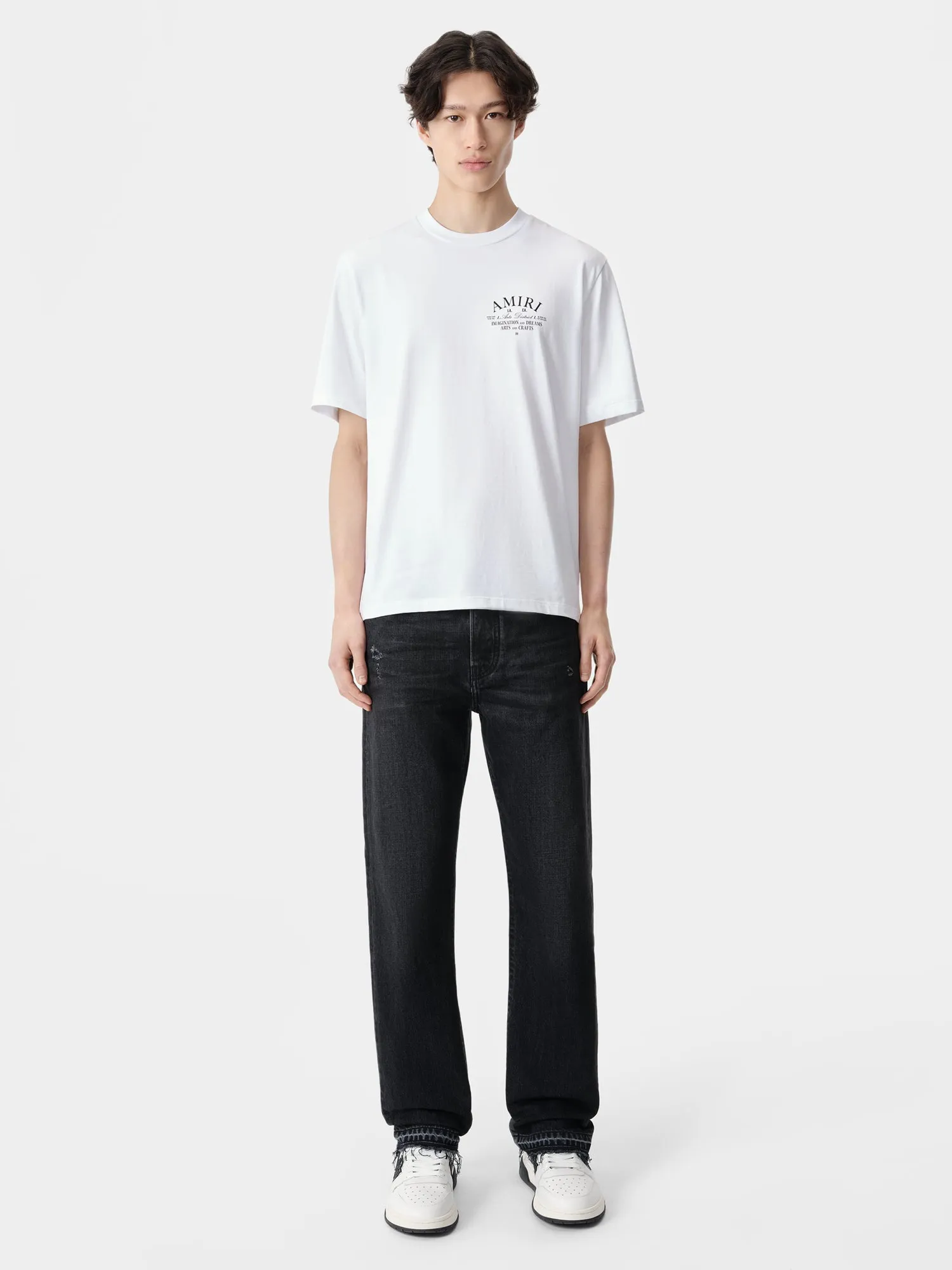 AMIRI ARTS DISTRICT TEE - White sold by AMIRI