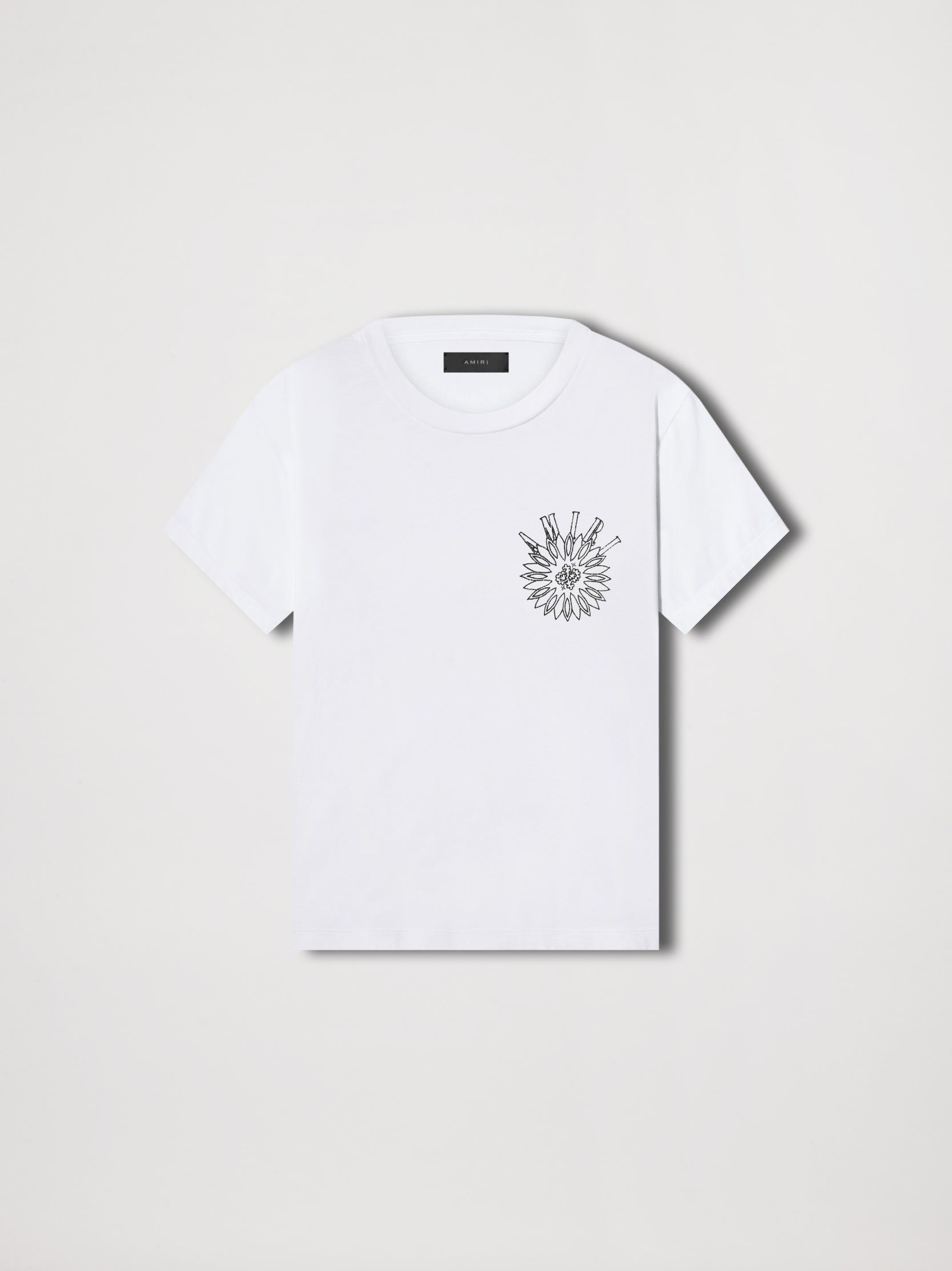 STICK POKE LOGO TEE - WHITE sold by AMIRI