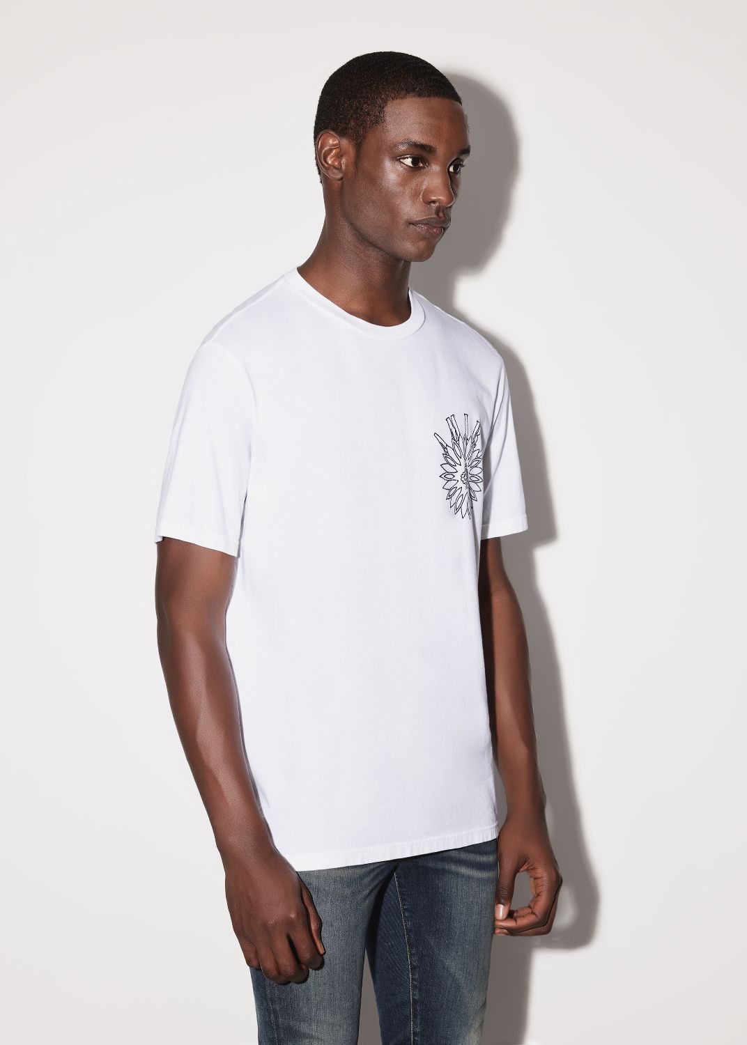 STICK POKE LOGO TEE - WHITE sold by AMIRI product image thumbnail 3