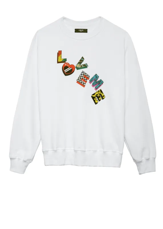 Love Me Crew White sold by AMIRI