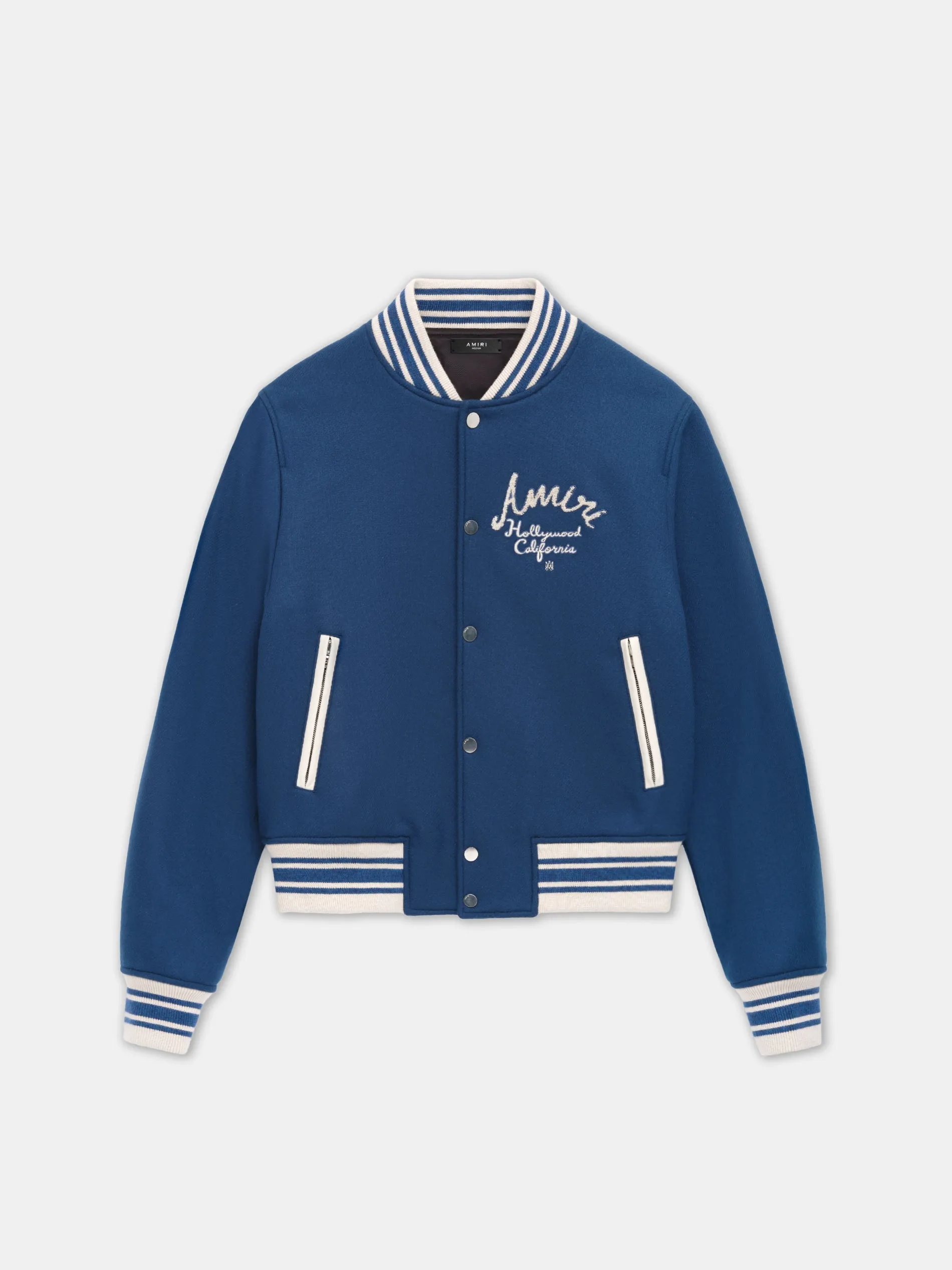 AMIRI HOLLYWOOD BOMBER JACKET - Dusty Blue sold by AMIRI product image thumbnail 5