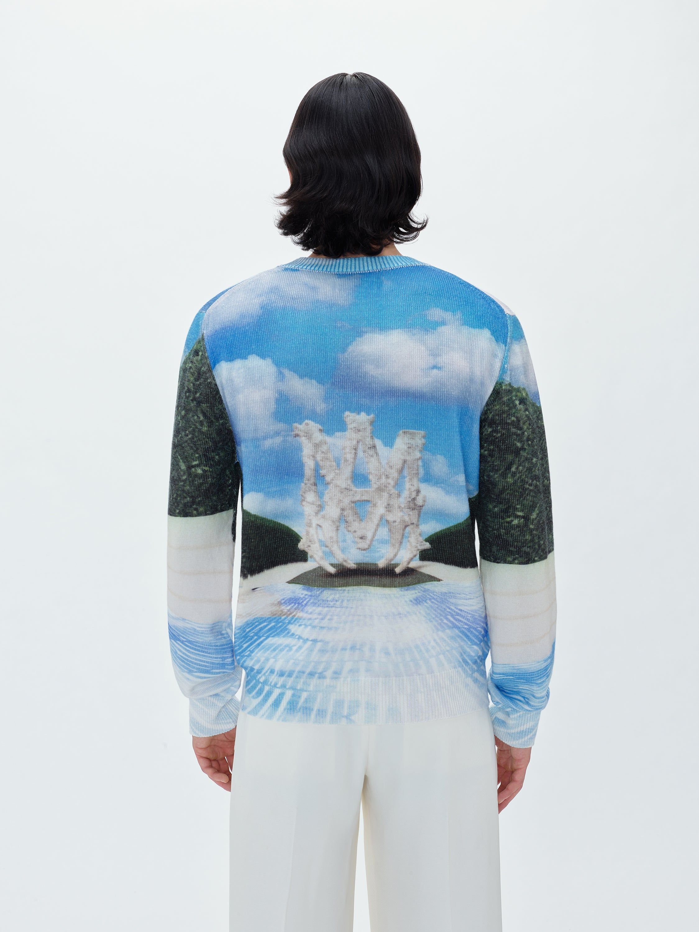 PRINTED RUNWAY LOGO CREW - MULTI sold by AMIRI product image thumbnail 4