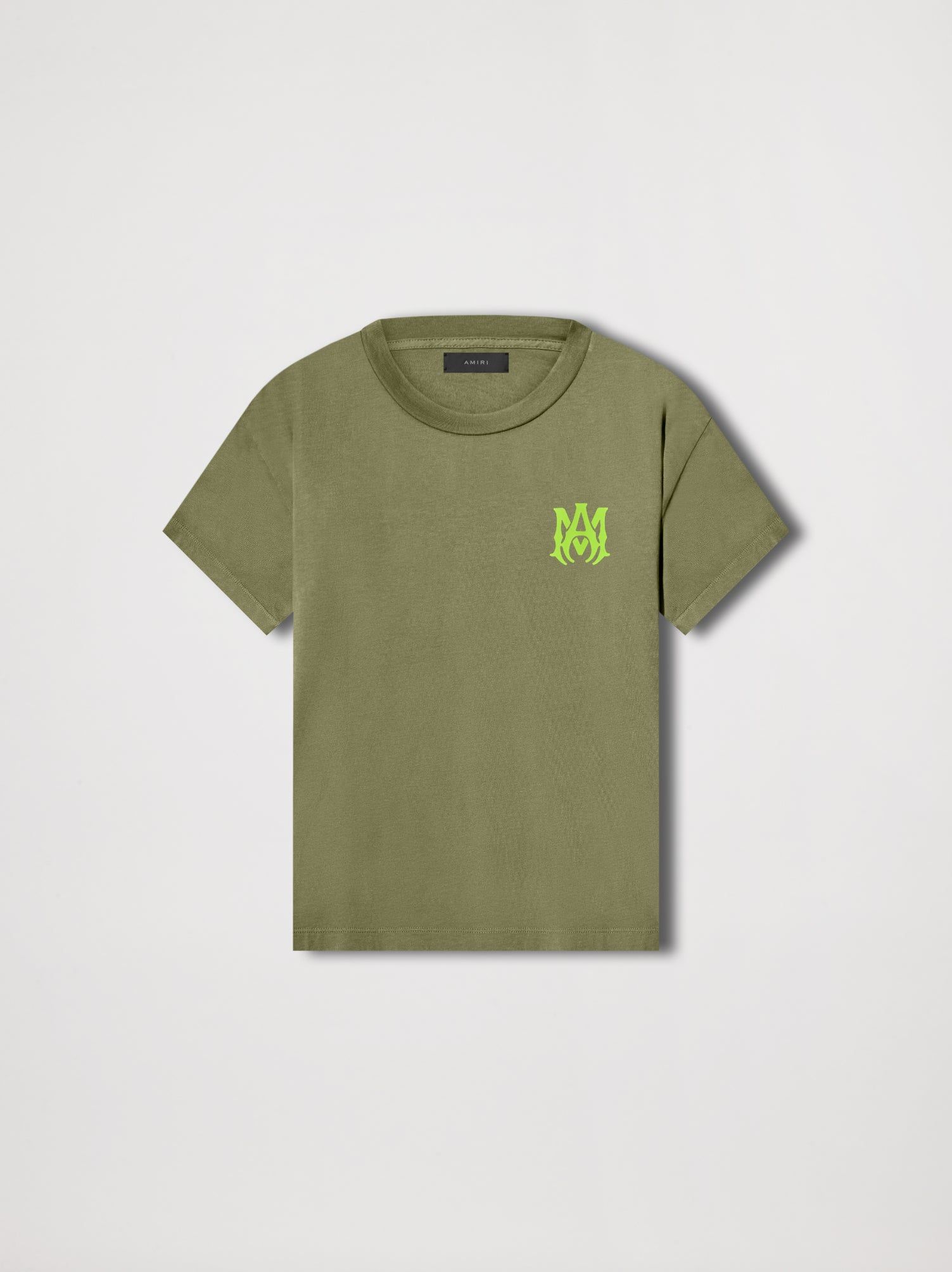 MA LOGO TEE - MILITARY GREEN sold by AMIRI