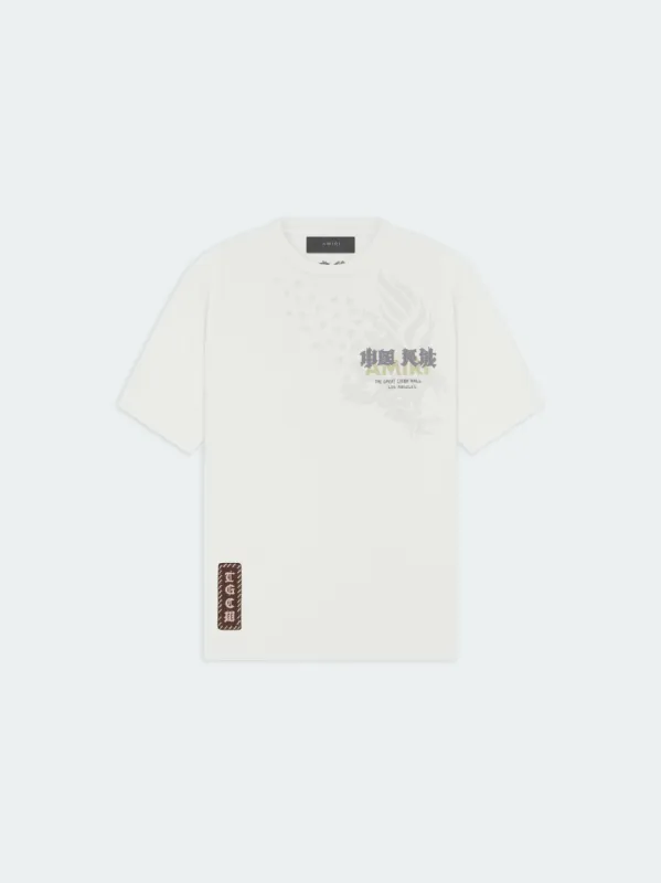 TGCW EAGLE TEE - WHITE sold by AMIRI